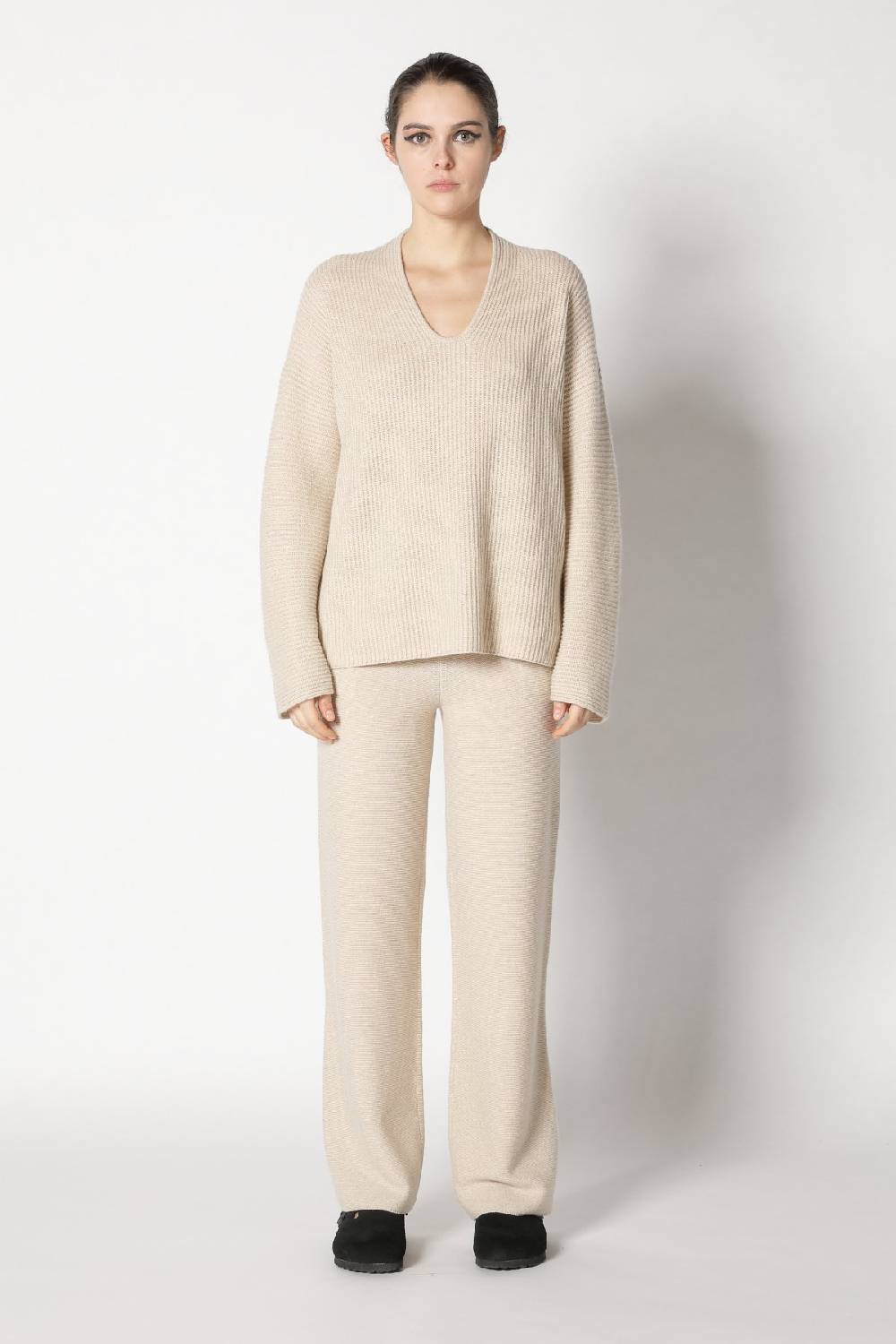 Sminfinity slouchy rib jumper + garter triangle + garter palazzo pants Fabrikpreis