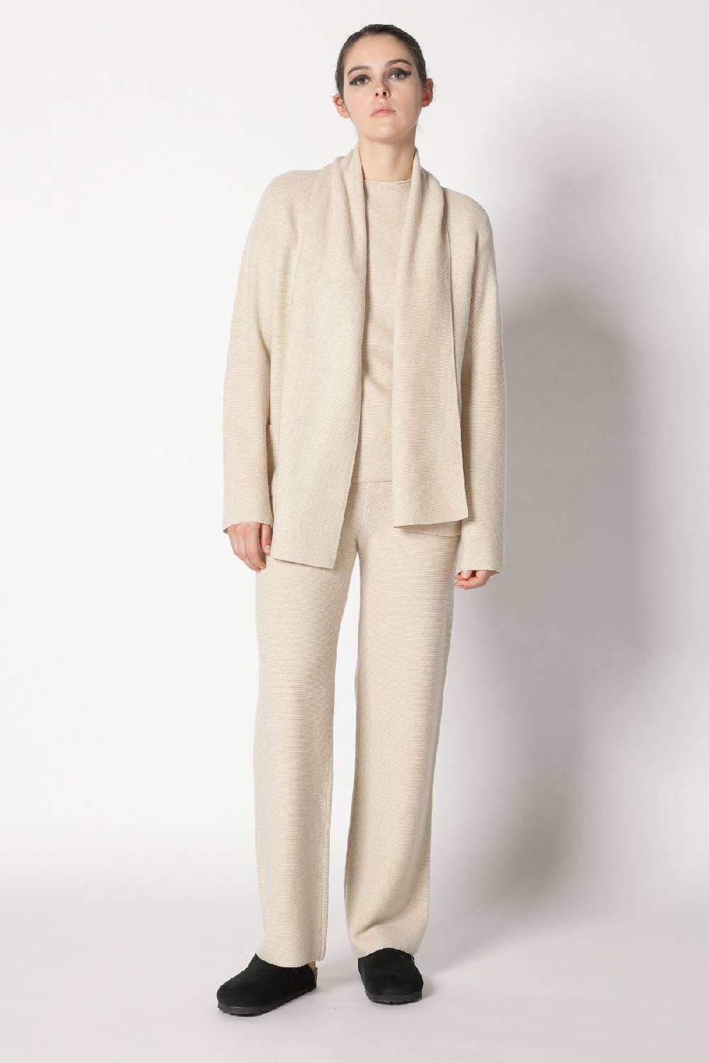 Sminfinity garter scarf jacket + garter T jumper + garter palazzo pants Begrenztes Angebot