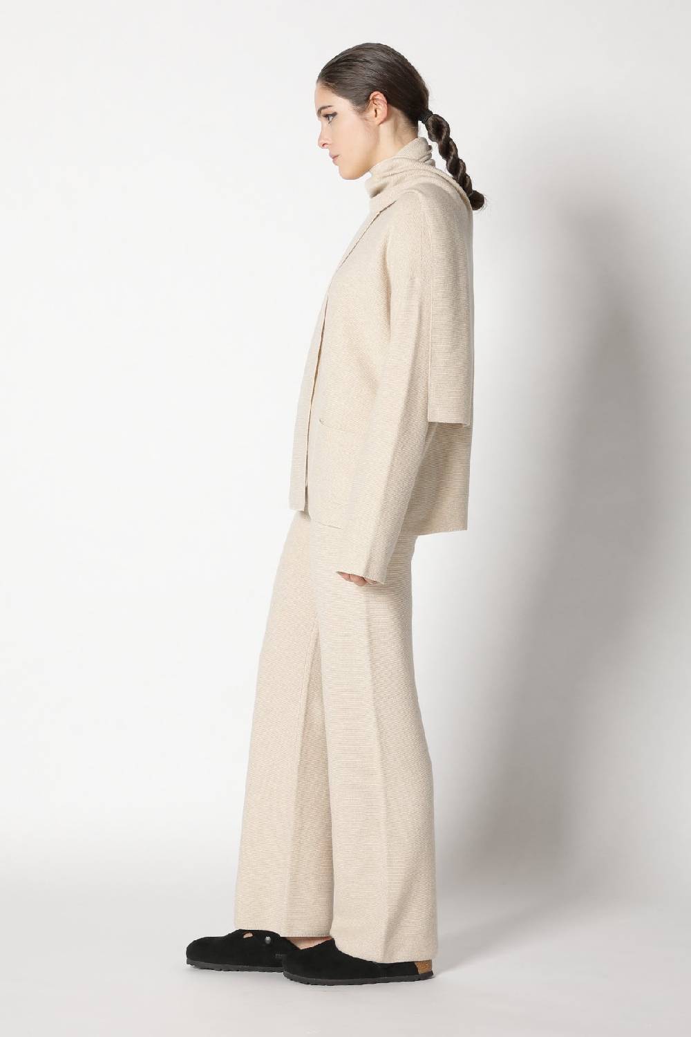Sminfinity garter scarf jacket + garter T jumper + garter palazzo pants Begrenztes Angebot