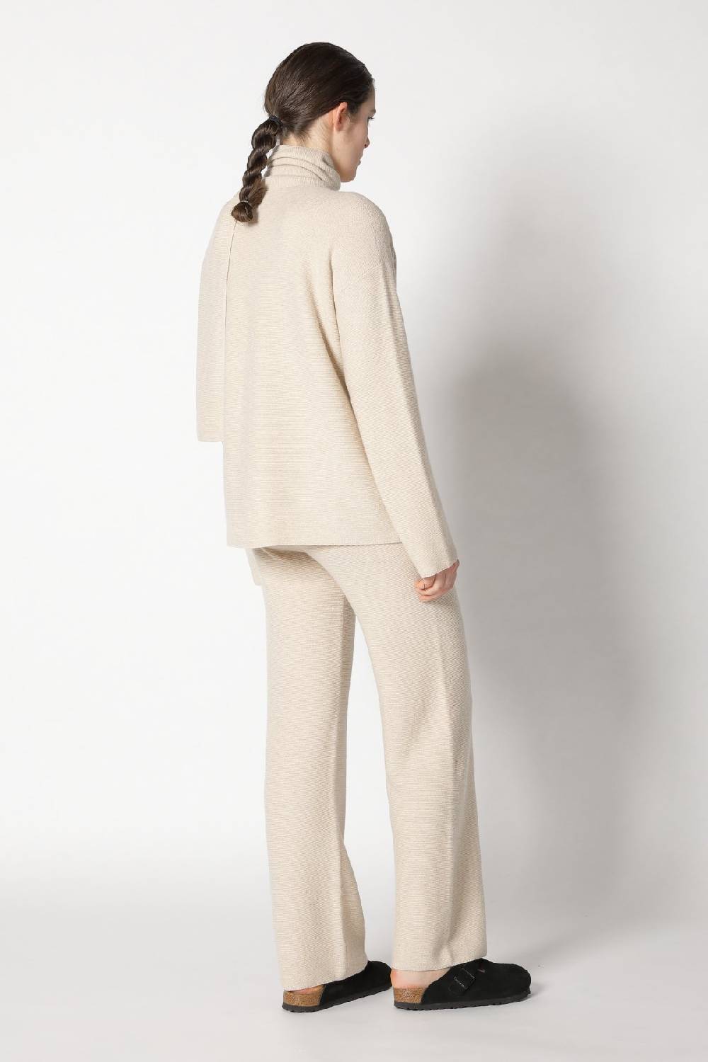 Sminfinity garter scarf jacket + garter T jumper + garter palazzo pants Begrenztes Angebot