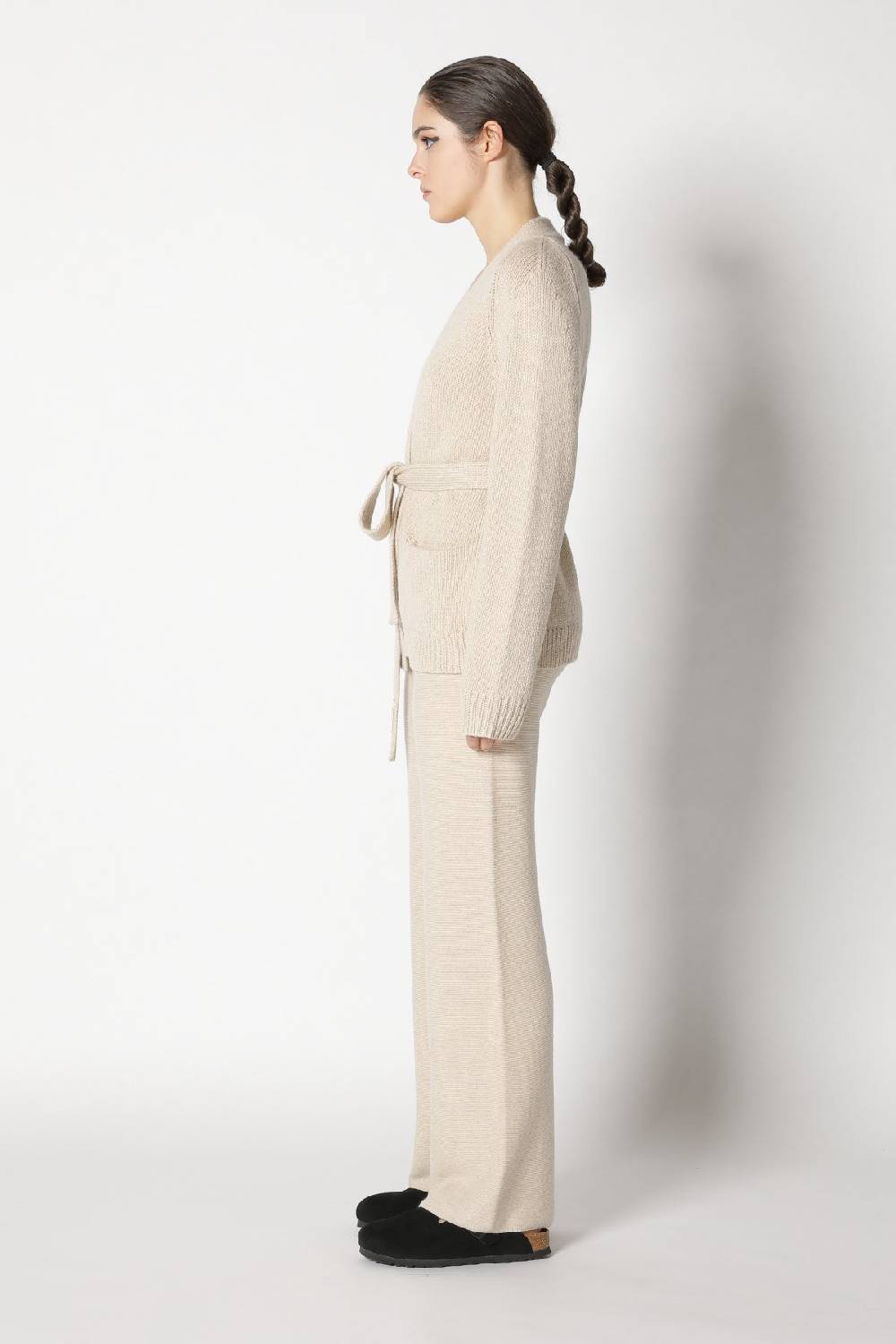 Sminfinity airy belted jacket + garter palazzo pants Saisonschlussverkauf