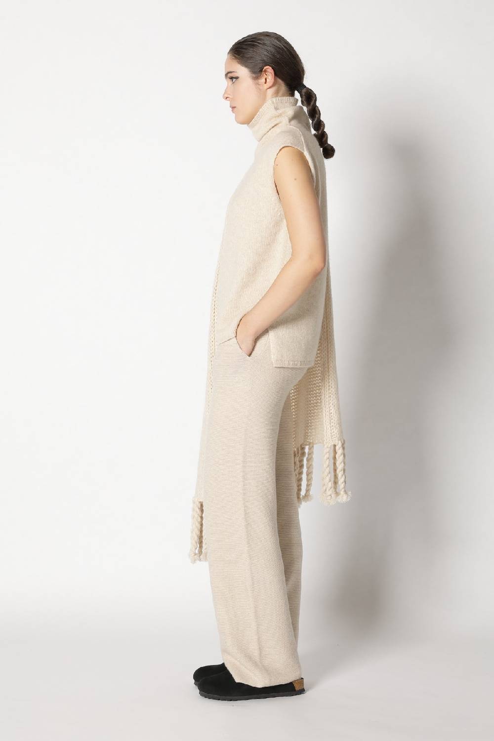 Sminfinity blurry turtle top + blurry chunky scarf + garter palazzo pants Weihnachtsangebot