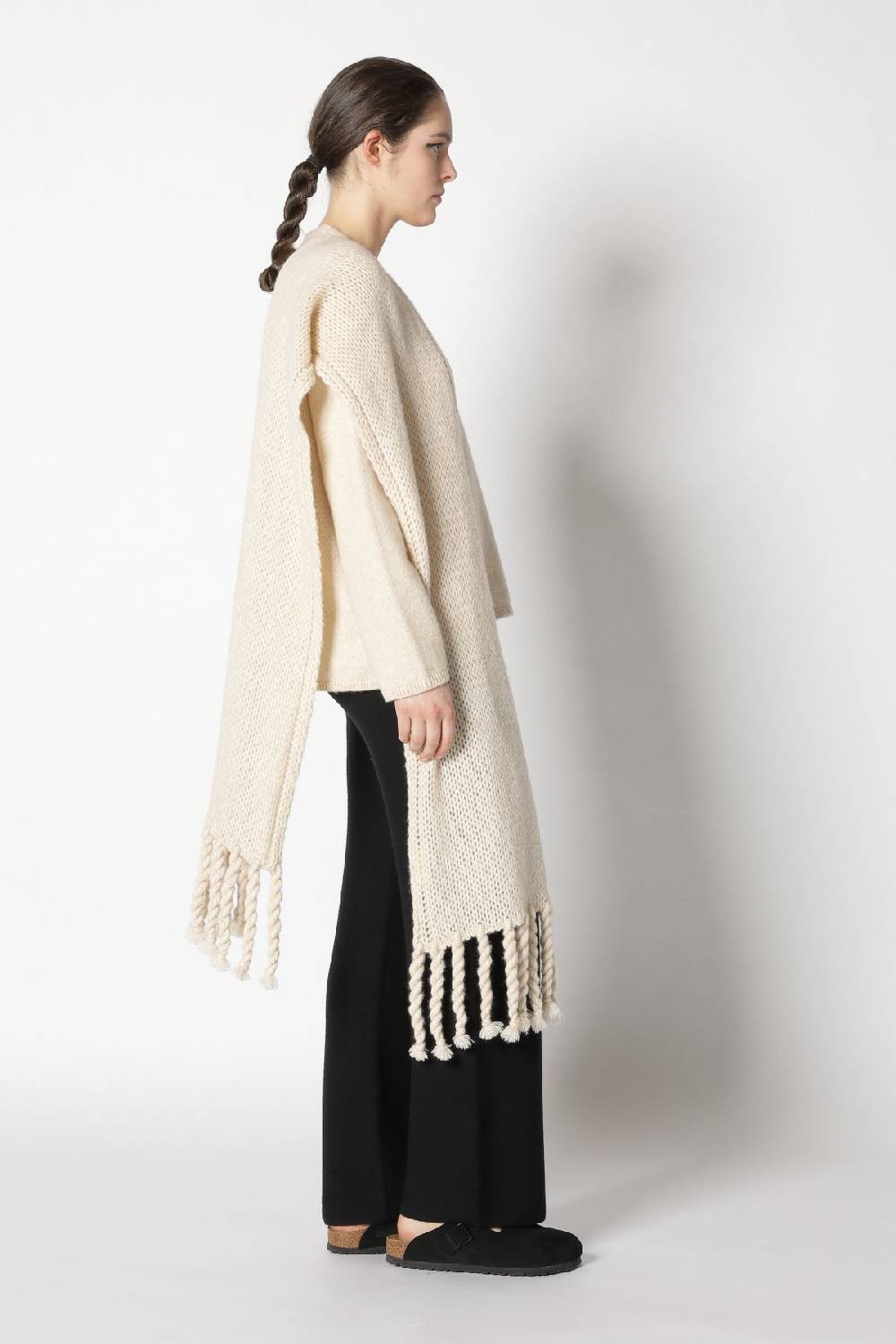 Sminfinity blurry V jumper + blurry chunky scarf + garter palazzo pants Vatertagsangebot