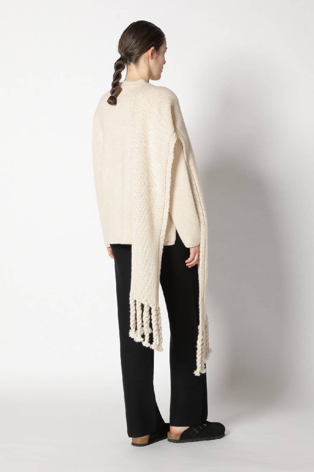 Sminfinity blurry V jumper + blurry chunky scarf + garter palazzo pants Vatertagsangebot