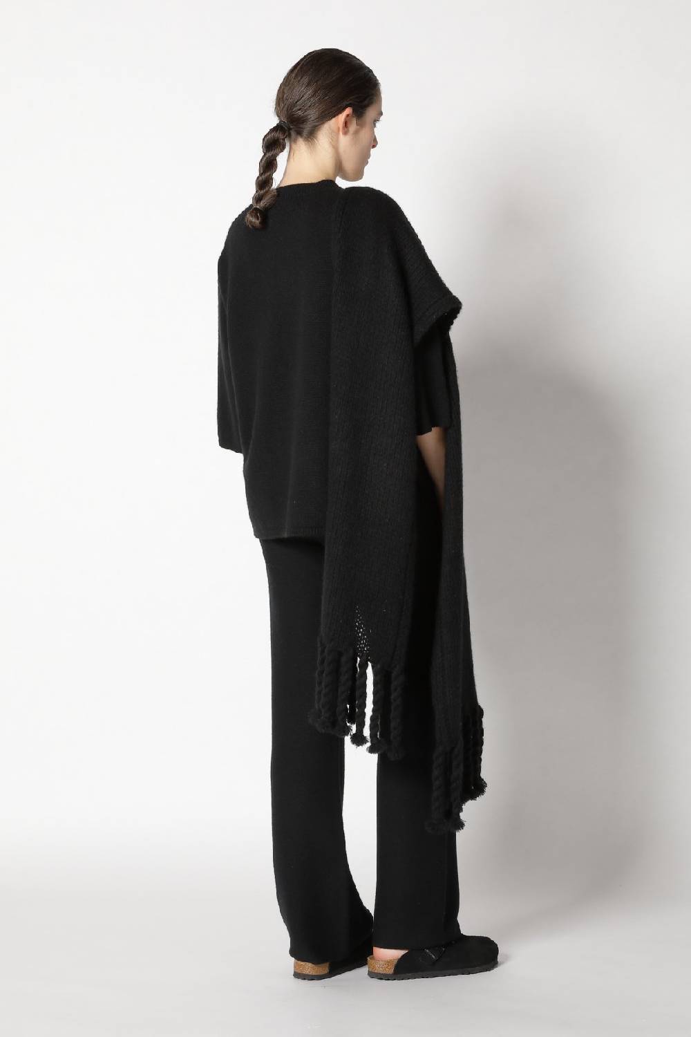 Sminfinity blurry crew jumper + blurry chunky scarf + garter palazzo pants Jubiläumsangebot