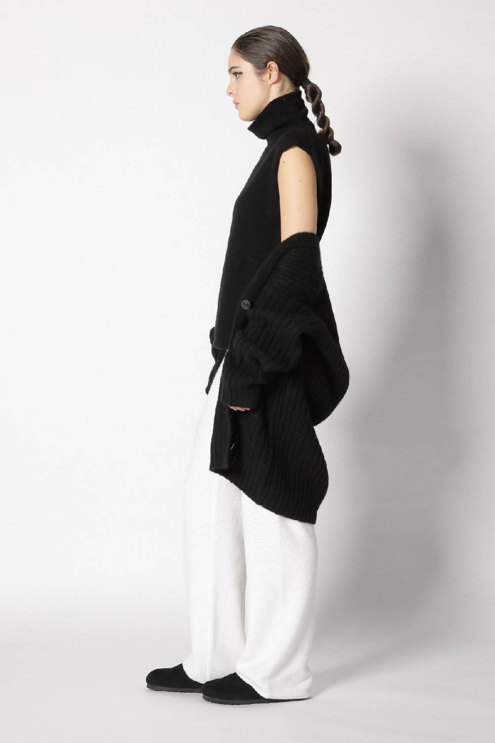 Sminfinity blurry turtle top + blurry chunky cardy + garter palazzo pants Blitzangebot