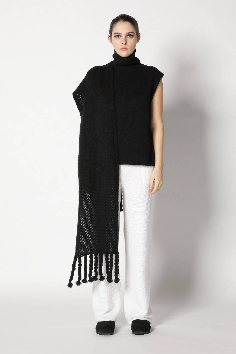 Sminfinity blurry turtle top + blurry chunky cardy + garter palazzo pants Blitzangebot