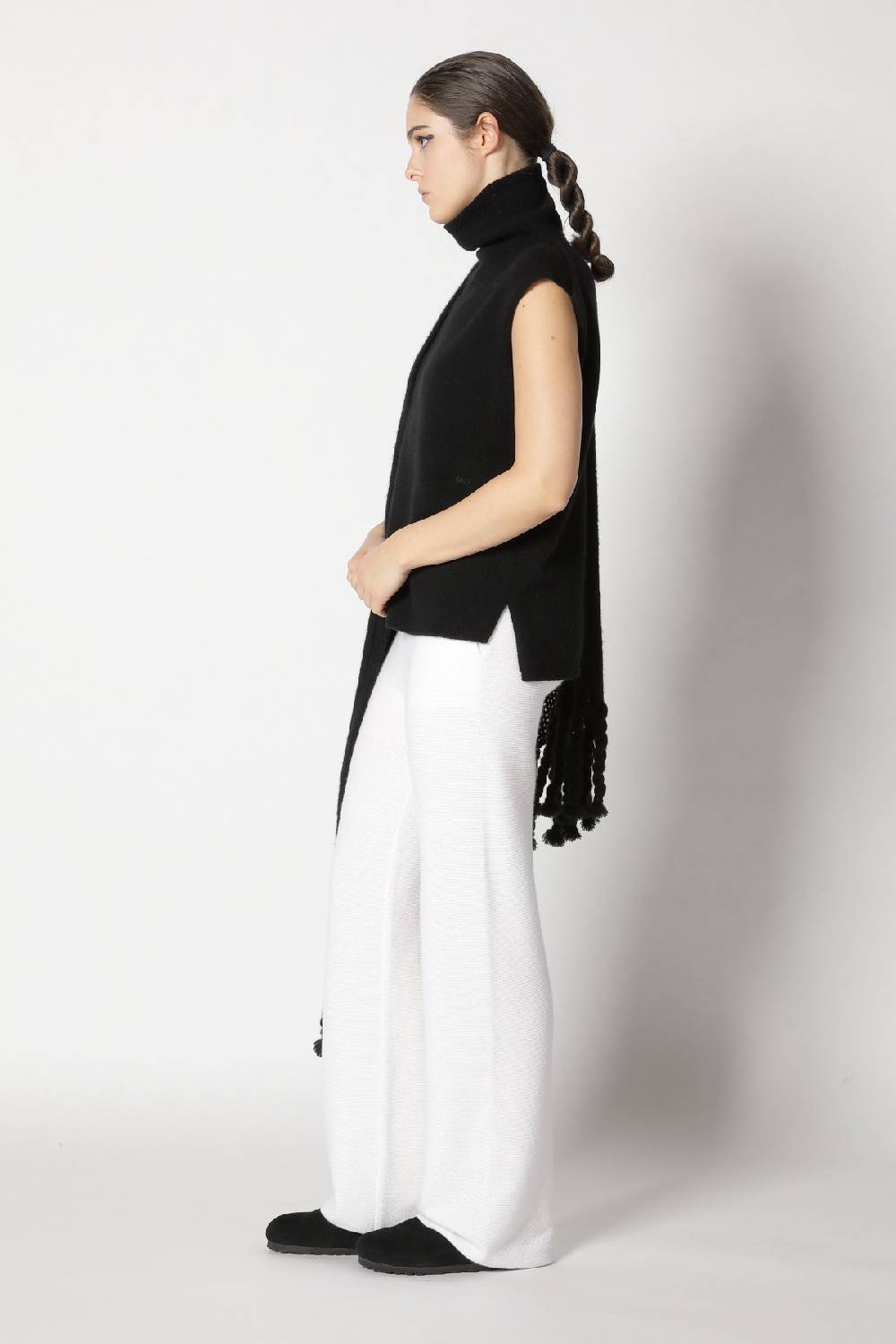 Sminfinity blurry turtle top + blurry chunky cardy + garter palazzo pants Blitzangebot