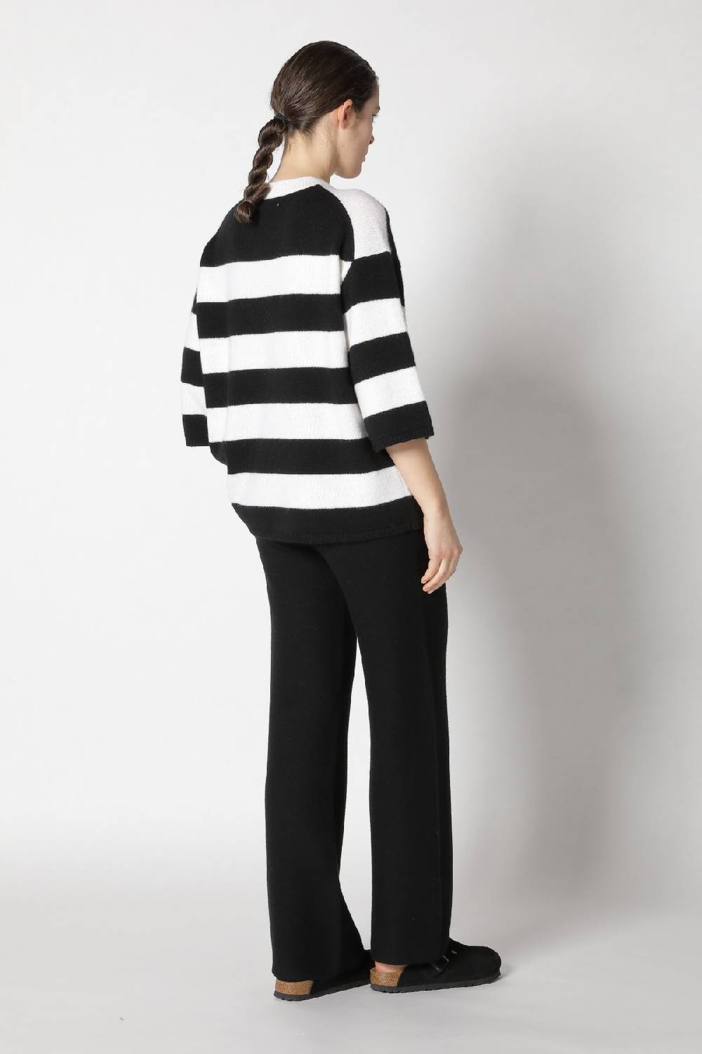 Sminfinity blurry stripe jumper + garter palazzo pants Räumungsverkauf