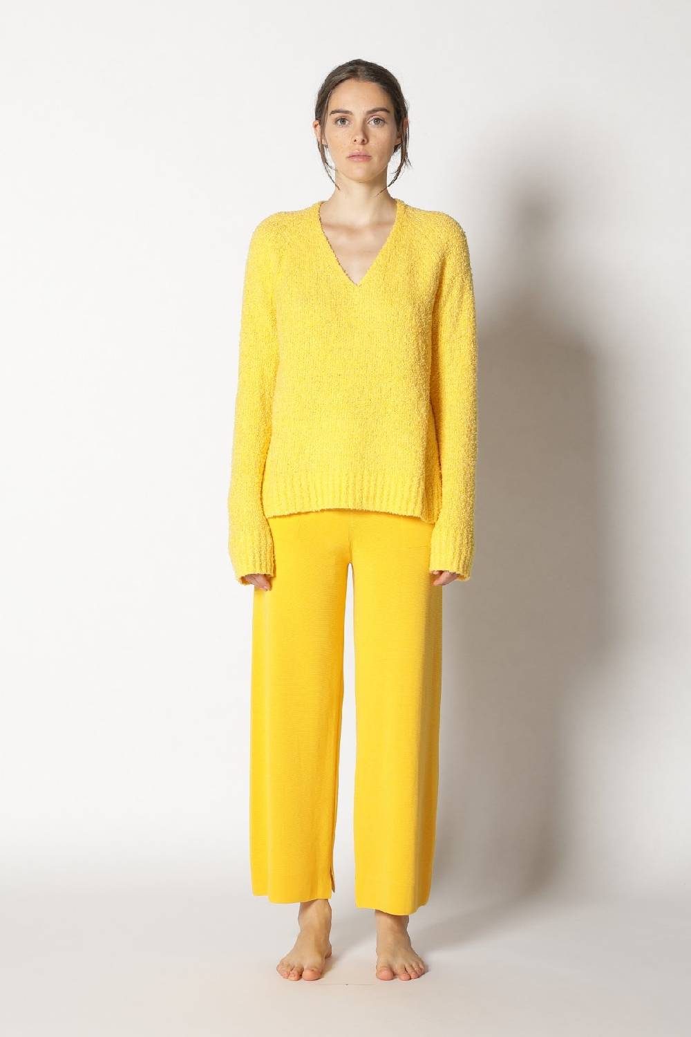 Sminfinity bouclé V neck + milano culotte Neueste Stile