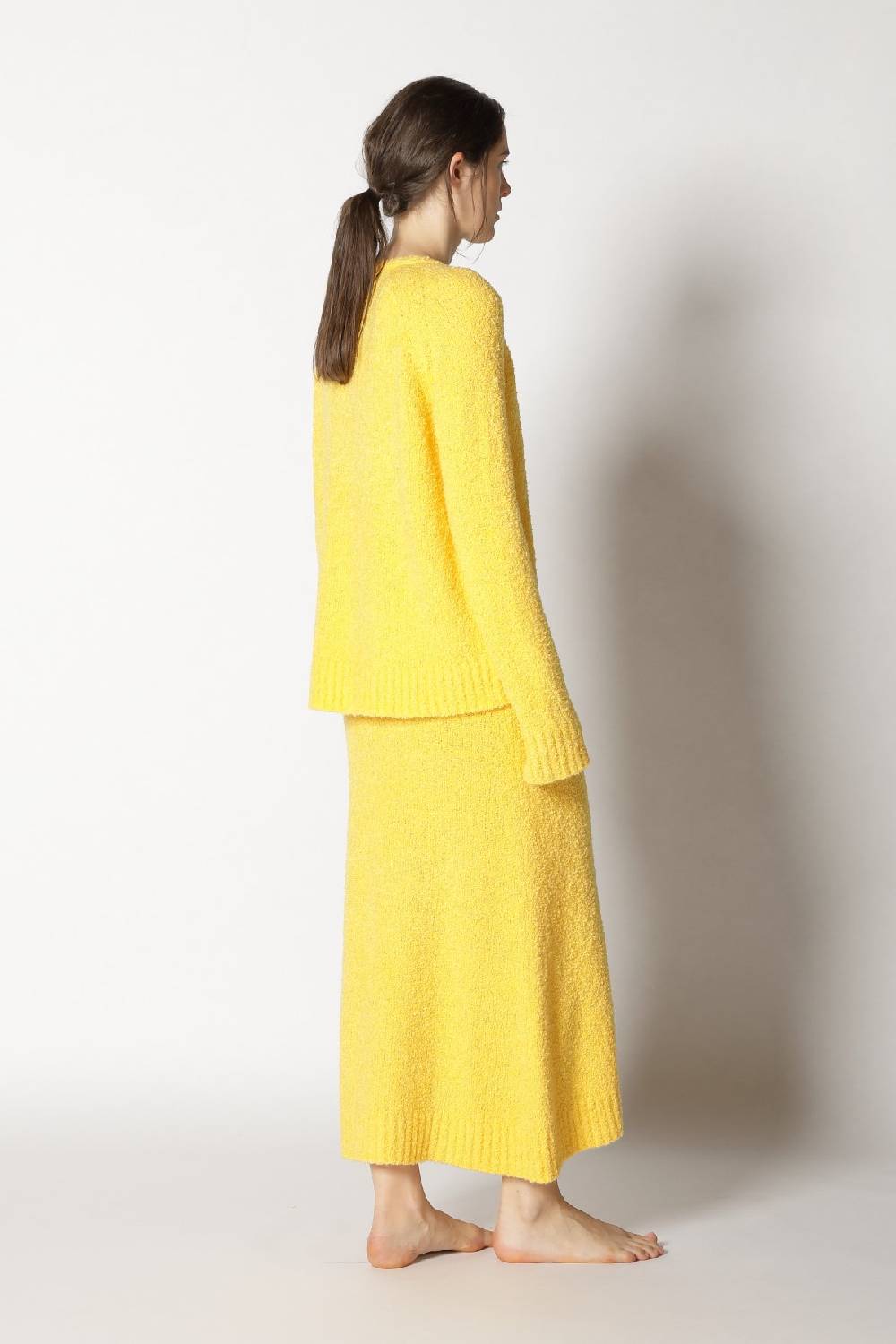 Sminfinity bouclé V neck + bouclé A skirt Letzter Tag