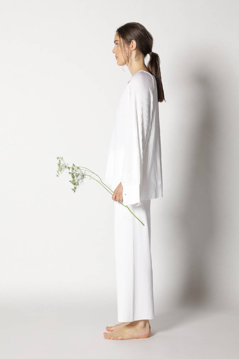 Sminfinity plissé drape tunic + milano culotte Bis zu 65% Rabatt