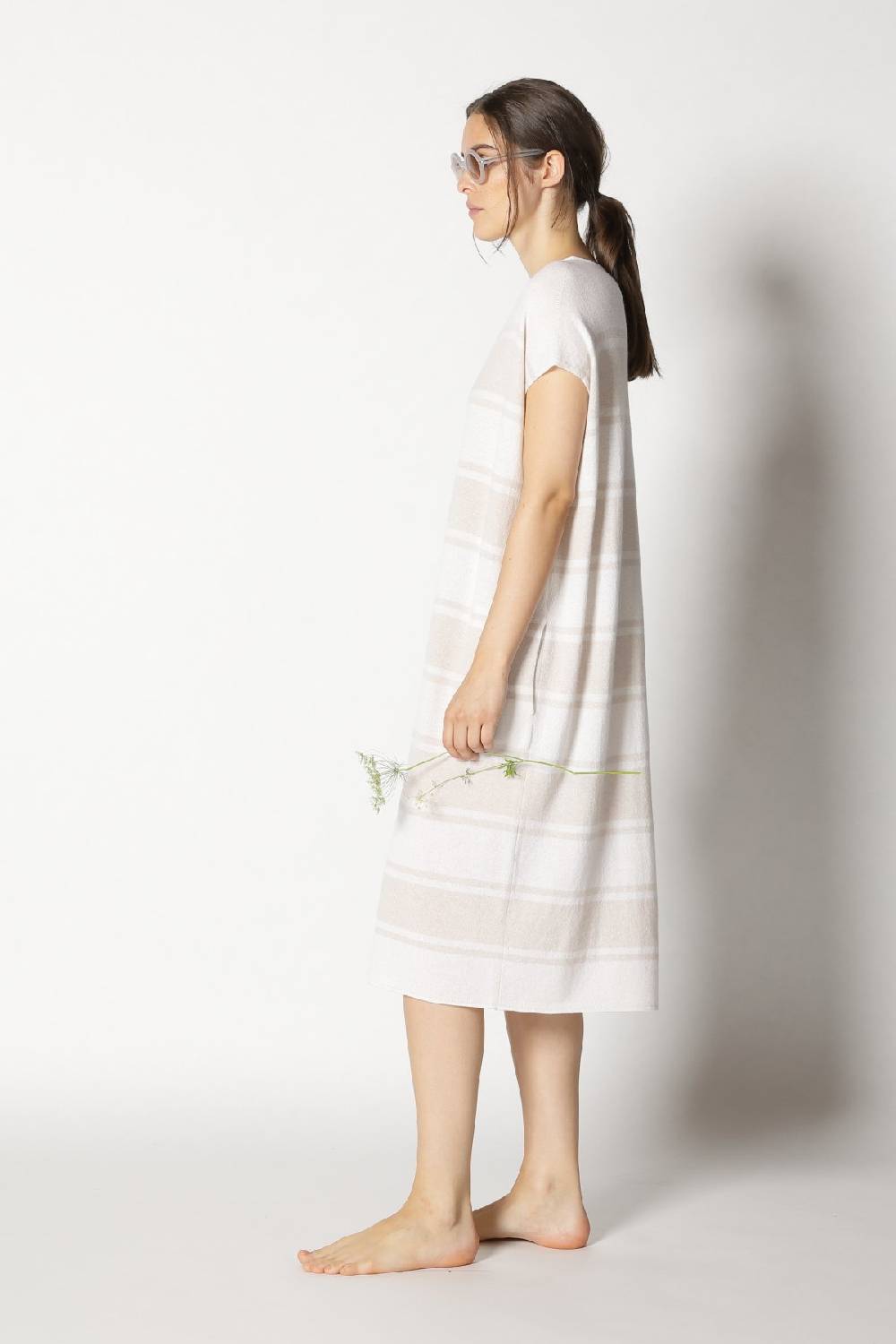 Sminfinity pure stripe tunic dress Super Rabatt