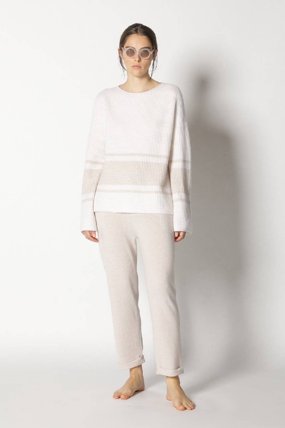 Sminfinity pure triped rib jumper + pure boat pants Riesige Rabatte