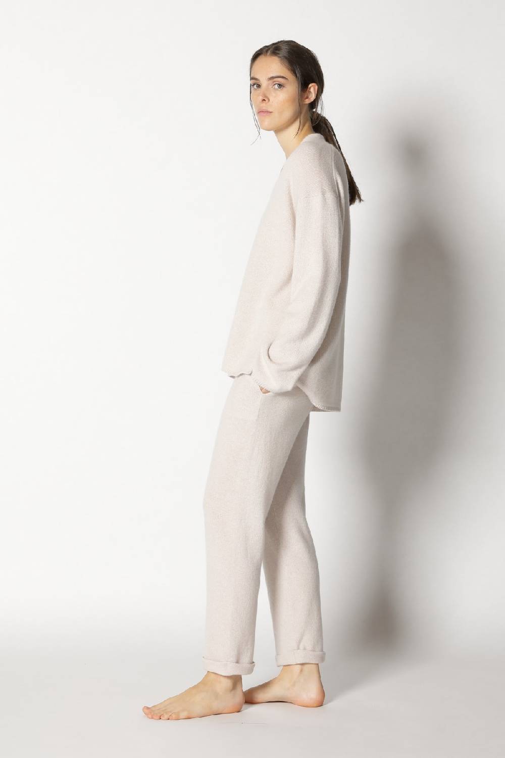 Sminfinity pure 2-ply V neck + pure boat pants 50% Rabatt mit kostenlosem Versand
