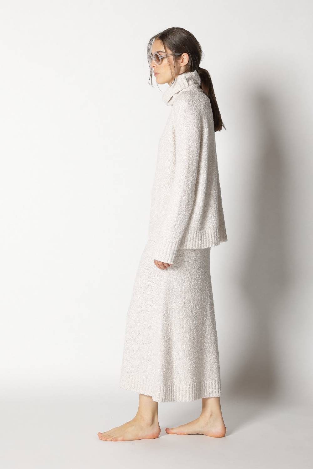 Sminfinity bouclé turtle + bouclé A skirt Fabrikladen