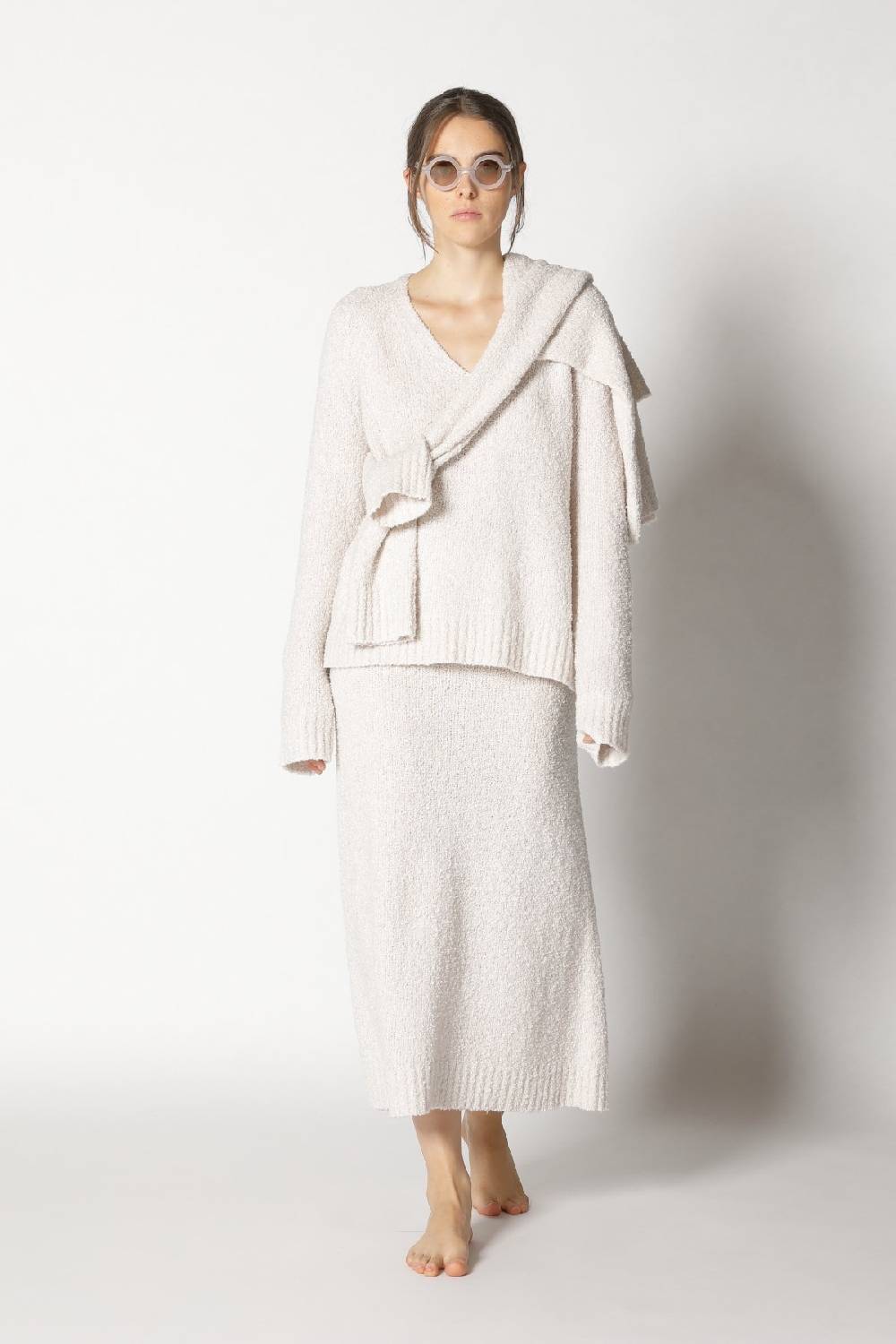 Sminfinity bouclé V neck + bouclé turtle + bouclé A skirt Speichern exportieren