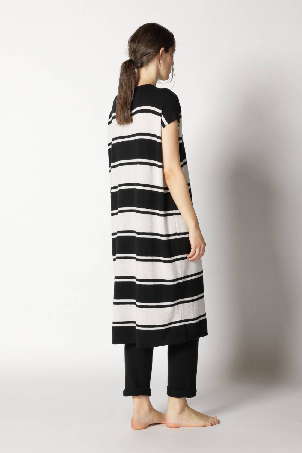 Sminfinity pure stripe tunic dress + pure boat pants Outlet