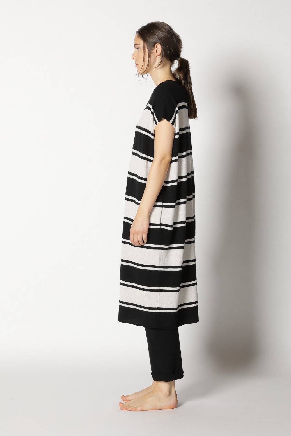 Sminfinity pure stripe tunic dress + pure boat pants Outlet