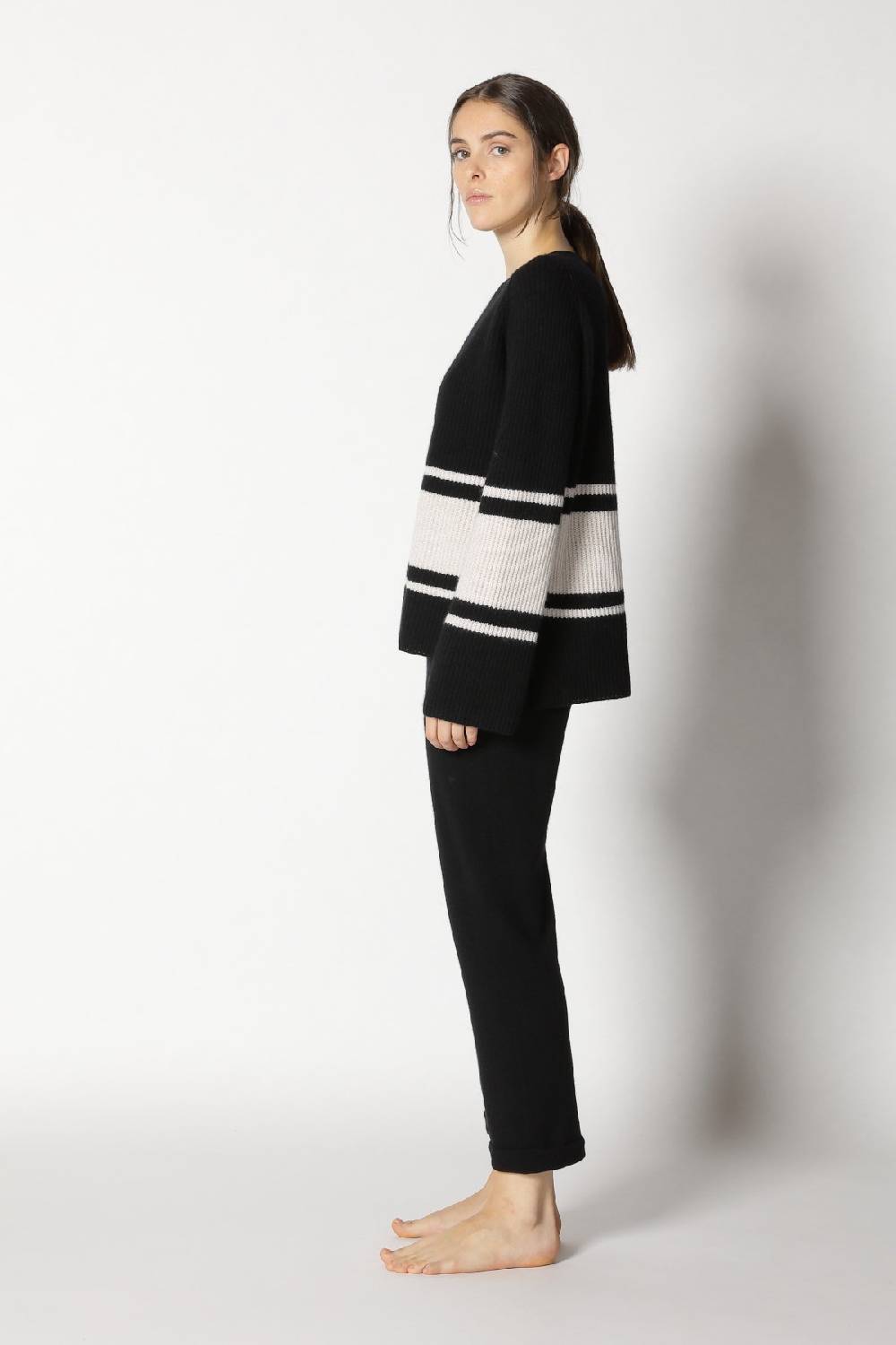 Sminfinity pure triped rib jumper + pure boat pants Auslauf