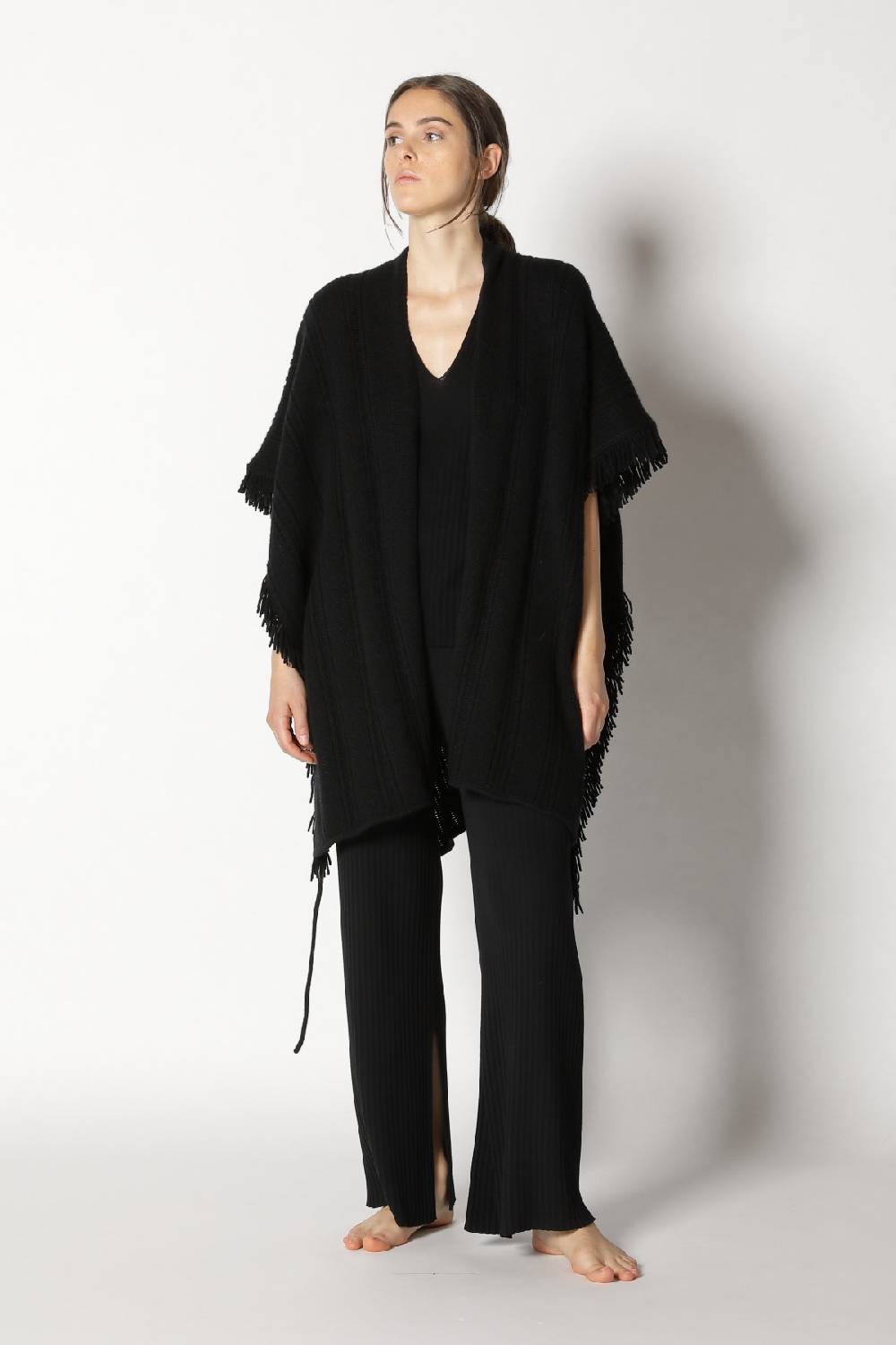 Sminfinity airy capecoat + plissé VV top + plissé palazzo Limitierter Zeitrabatt