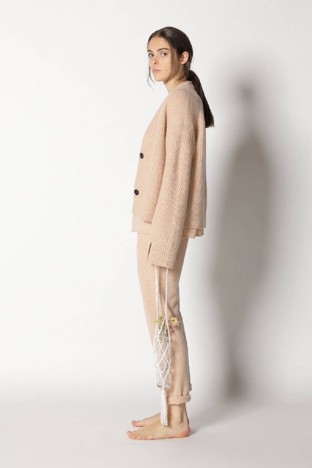 Sminfinity pure V neck + icon rib cardigan + pure boat pants Fabrikpreis