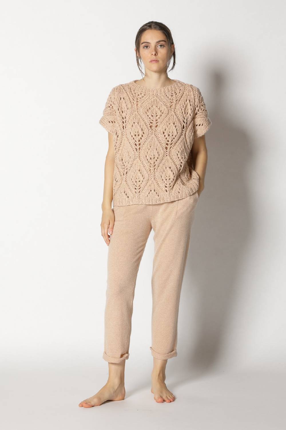 Sminfinity airy ajour top + pure boat pants Rabatt
