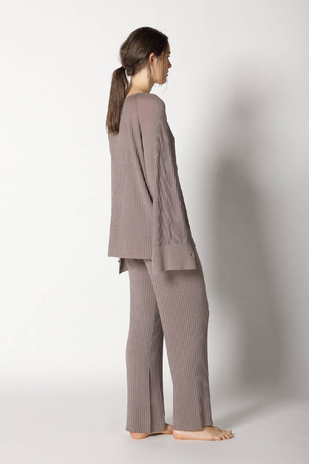 Sminfinity plissé drape tunic + plissé palazzo Begrenztes Angebot