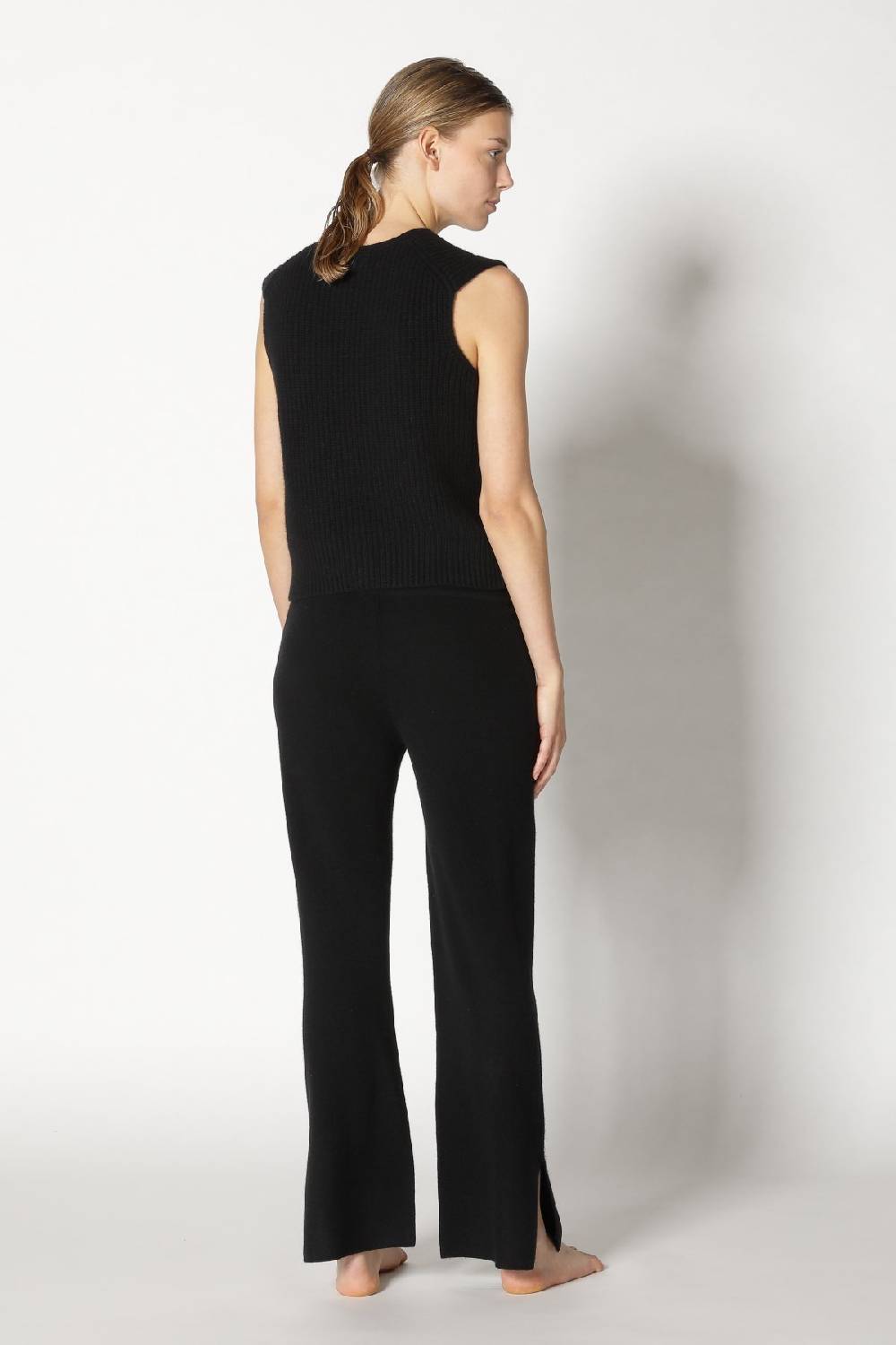Sminfinity pure icon rib vest + pure slitted pants Black Friday