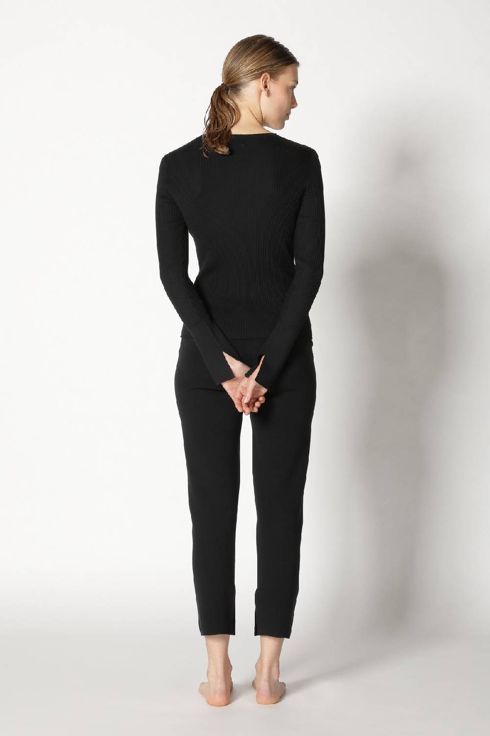 Sminfinity silky rib crew jumper + silky cropped pants Muttertagsangebot