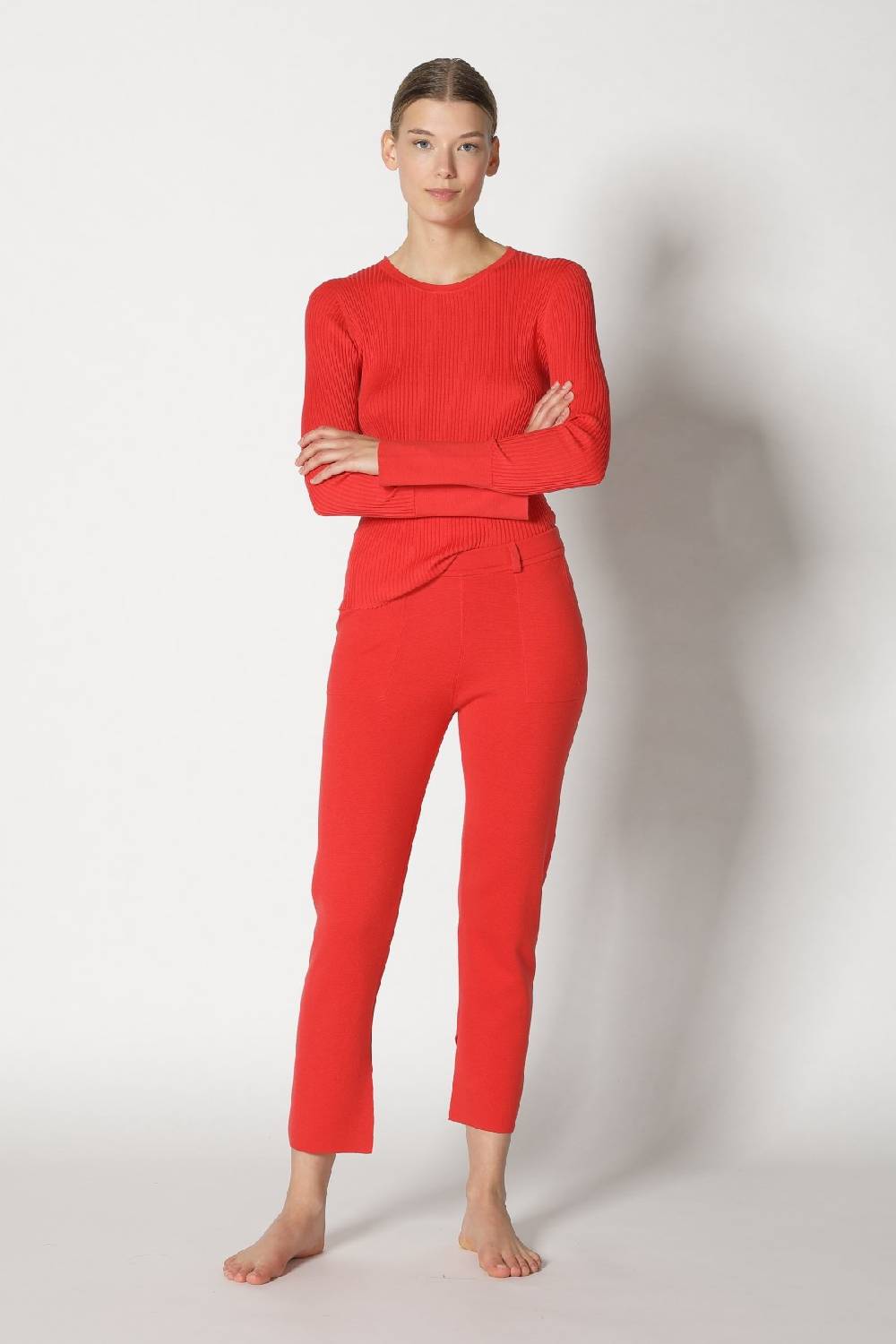 Sminfinity silky rib crew jumper Neueste Mode