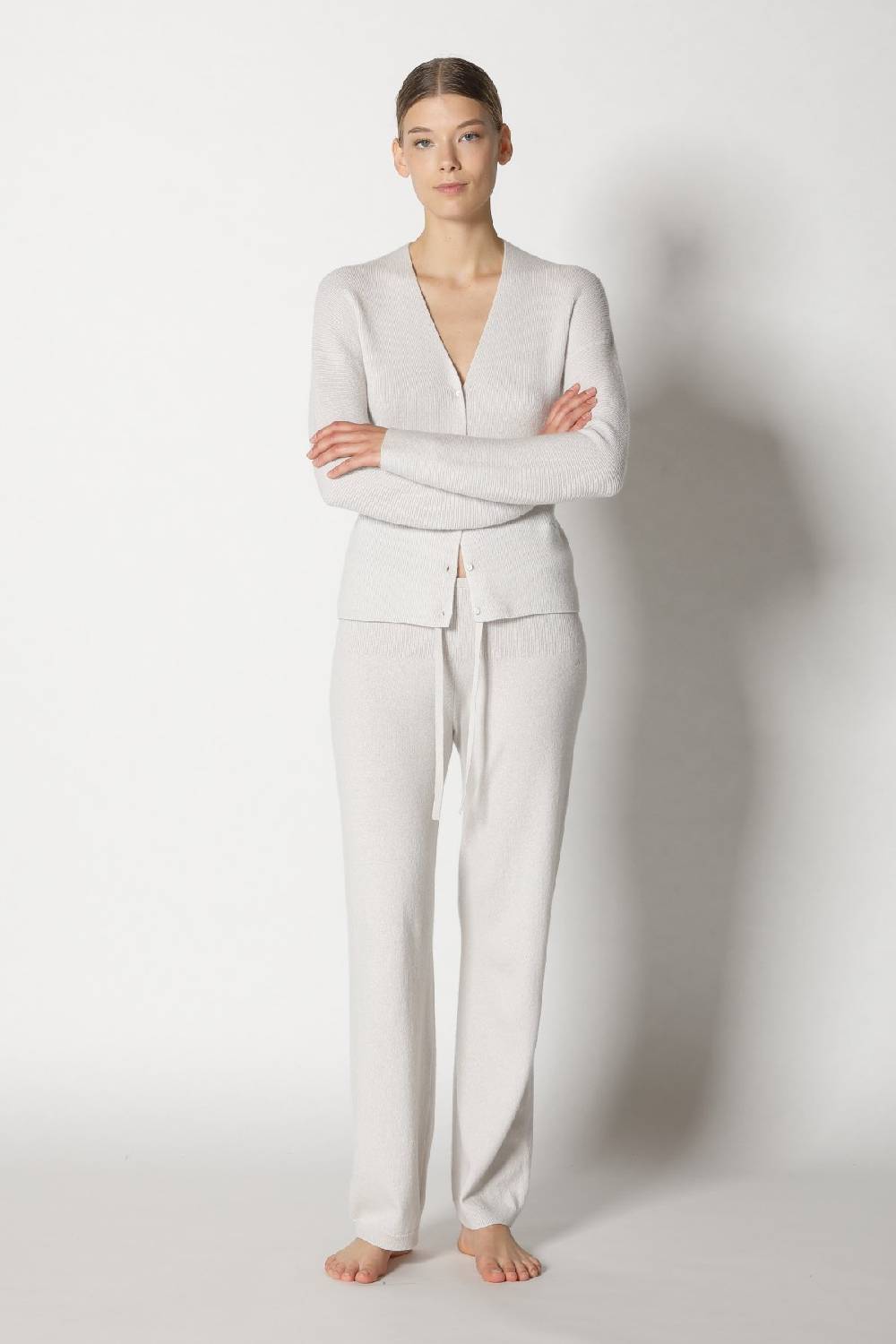 Sminfinity chilly fitted jacket + chilly fitted top + chilly pants + hang loose knot belt handmade makrame VIP-Rabatte