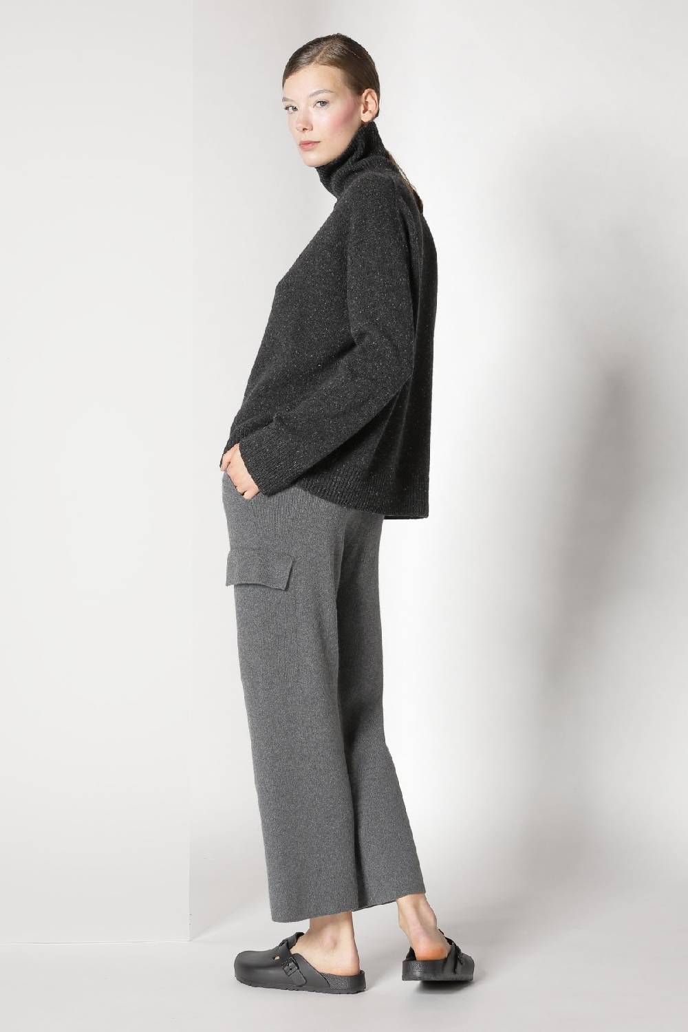 Sminfinity tweed turtle jumper + chilly cargo pants Riesige Rabatte