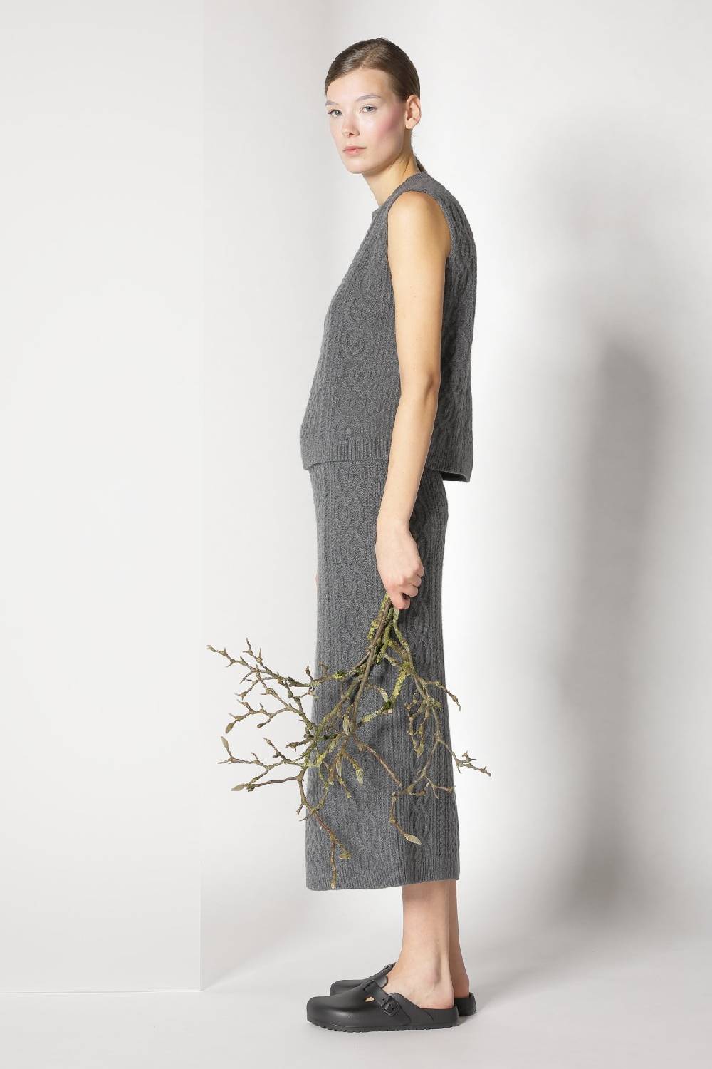 Sminfinity doubleface caban jacket + chilly cable top + chilly cable maxi skirt Begrenzt auf 3 Tage