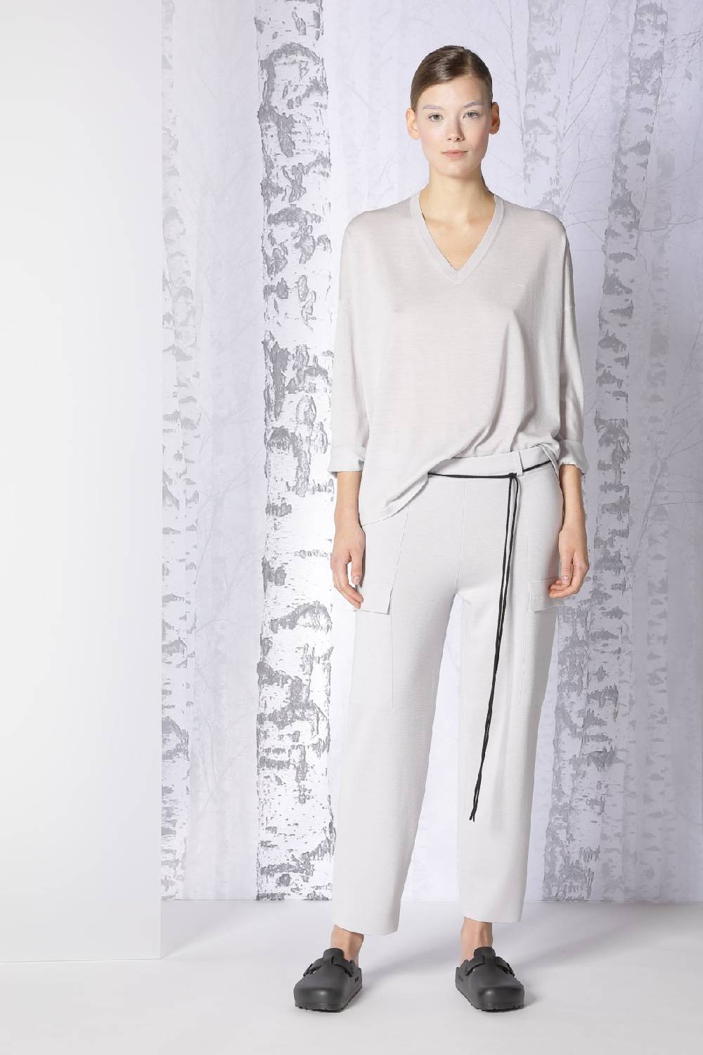 Sminfinity extrafine oversized V + milano cropped cargo pants 50% Rabatt für begrenzte Zeit