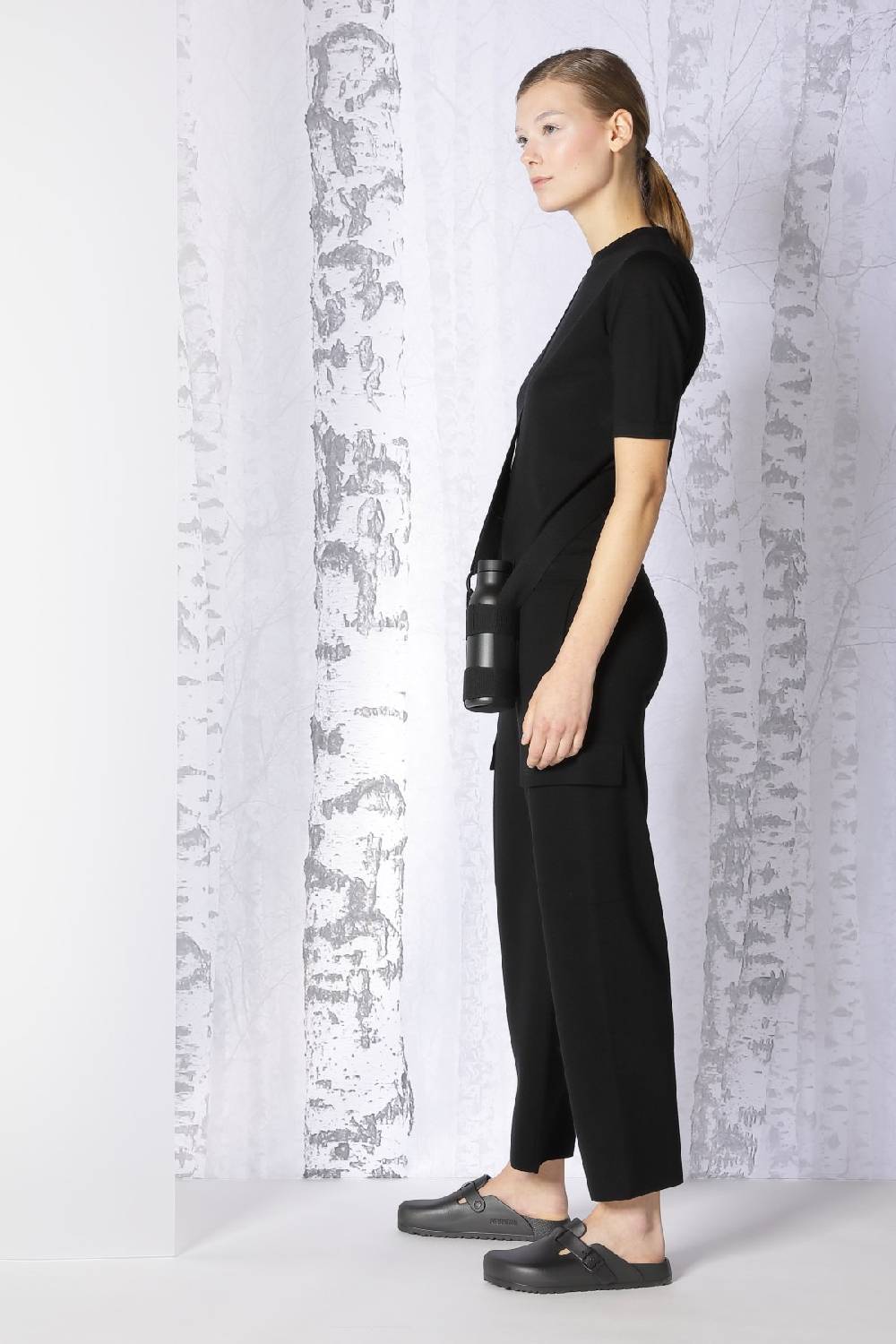 Sminfinity extrafine fitted T + milano cropped cargo pants Angebote