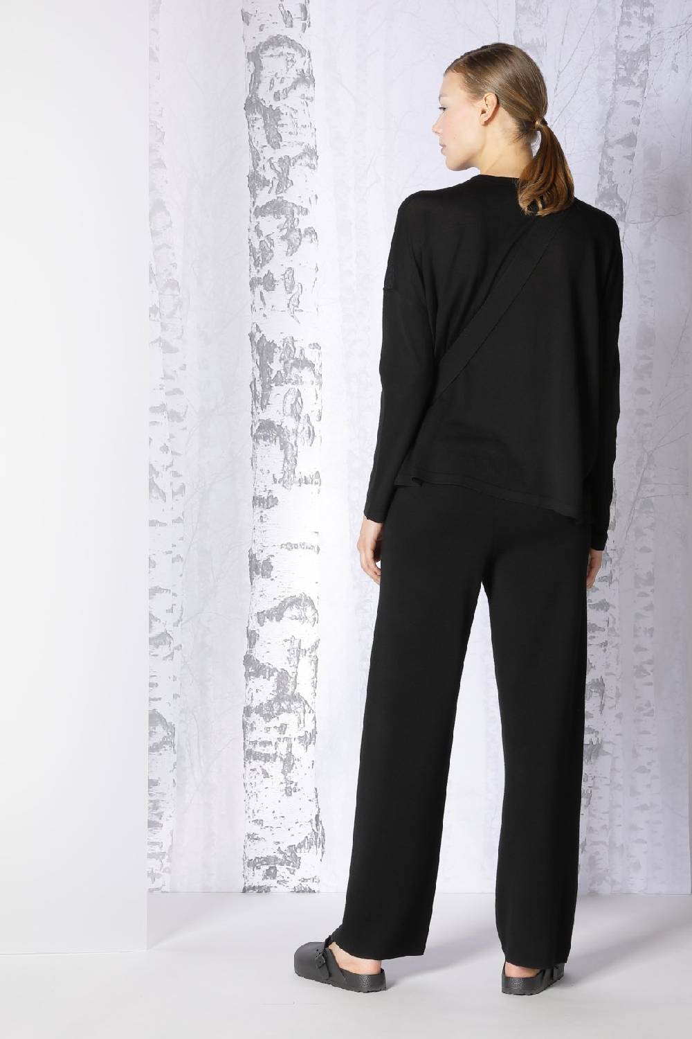 Sminfinity extrafine oversized crew + milano palazzo pants im Angebot
