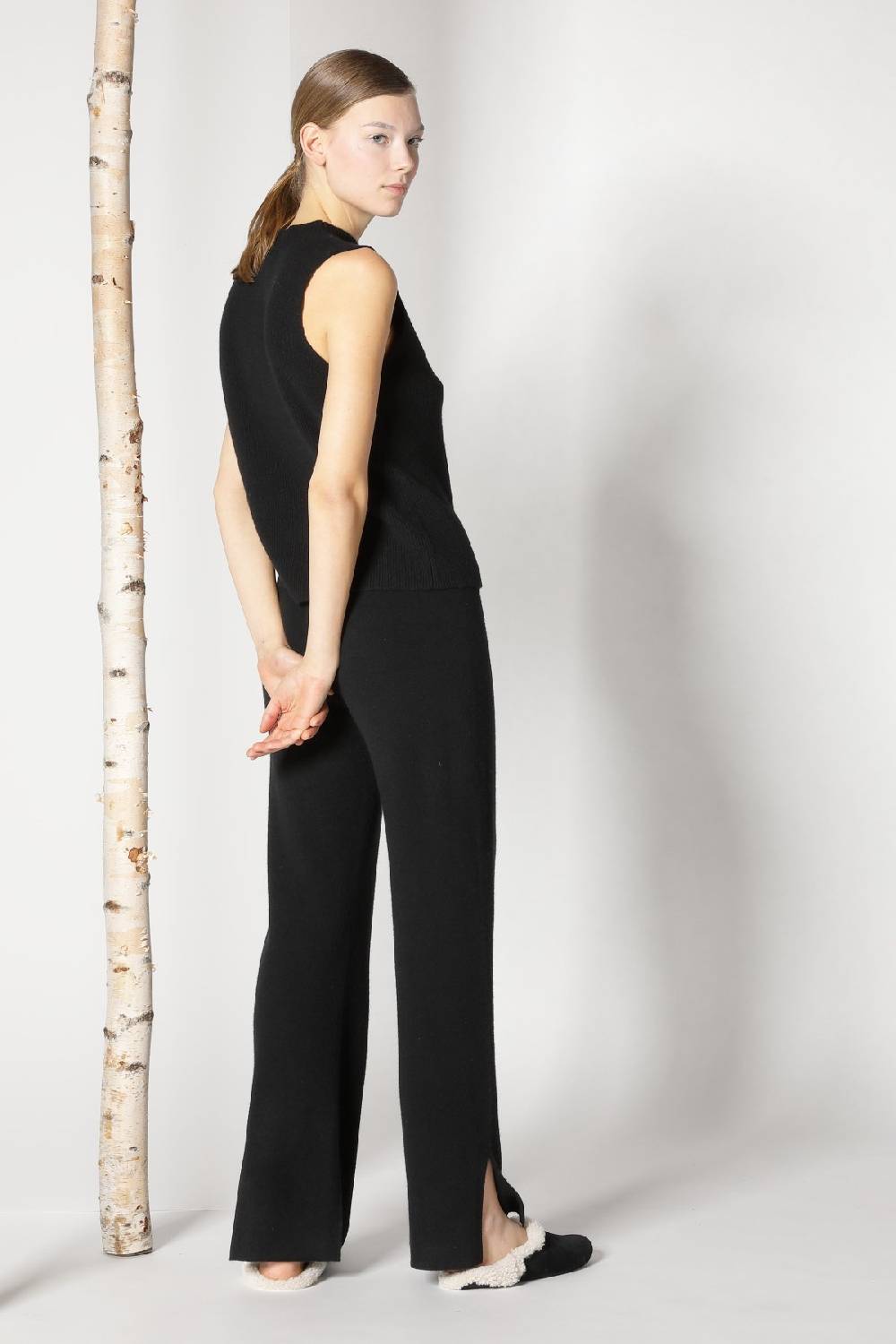 Sminfinity pure all needle top + pure slitted pants Fabrik Onlineshop