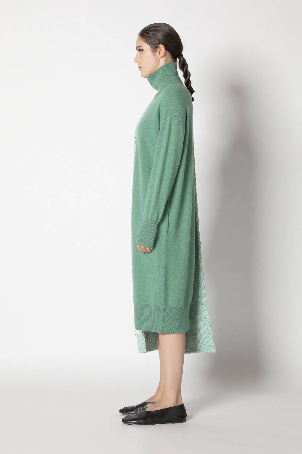 Sminfinity infinite turtle dress + loosely 1x1 rib scarf Heißer Verkauf