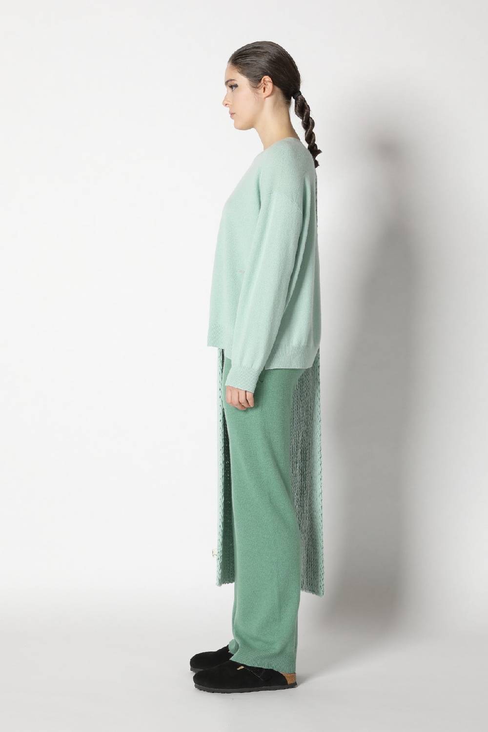 Sminfinity infinite crew jumper + infinite palazzo pants + loosely 1x1 rib scarf Neueste Mode