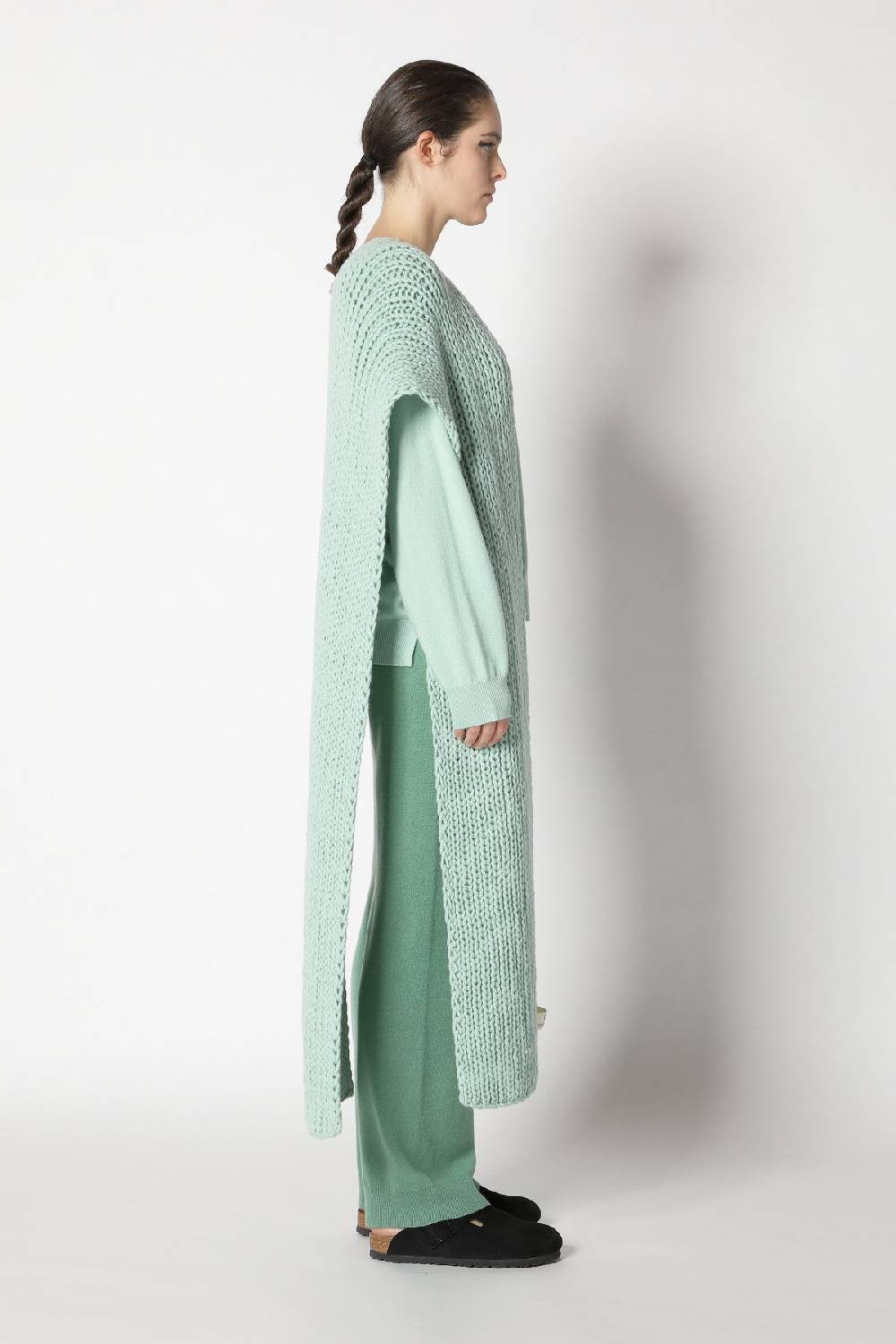 Sminfinity infinite crew jumper + infinite palazzo pants + loosely 1x1 rib scarf Neueste Mode