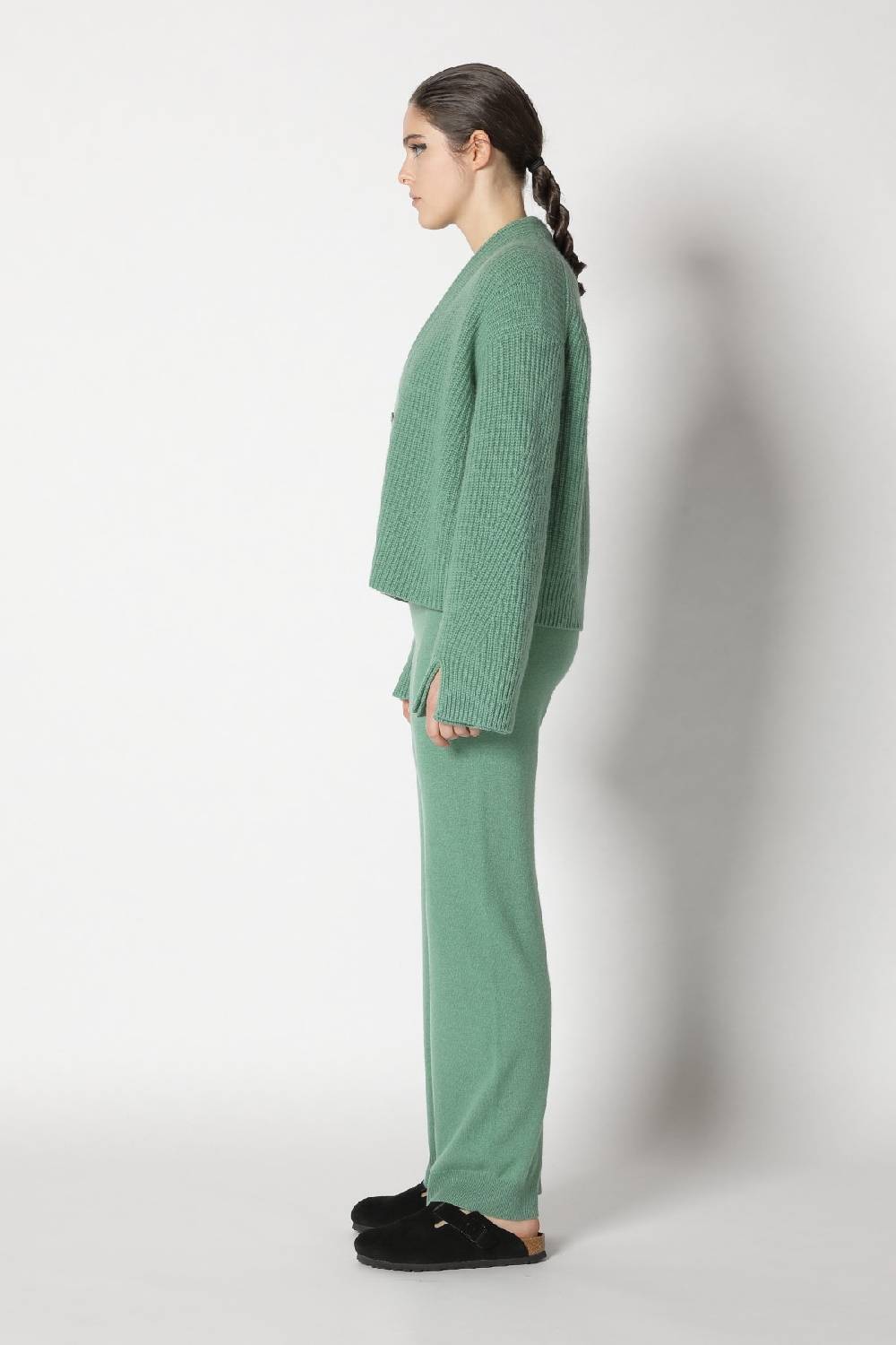 Sminfinity icon rib cardigan + icon rib crewneck + infinite palazzo pants Zeitlich begrenztes Angebot