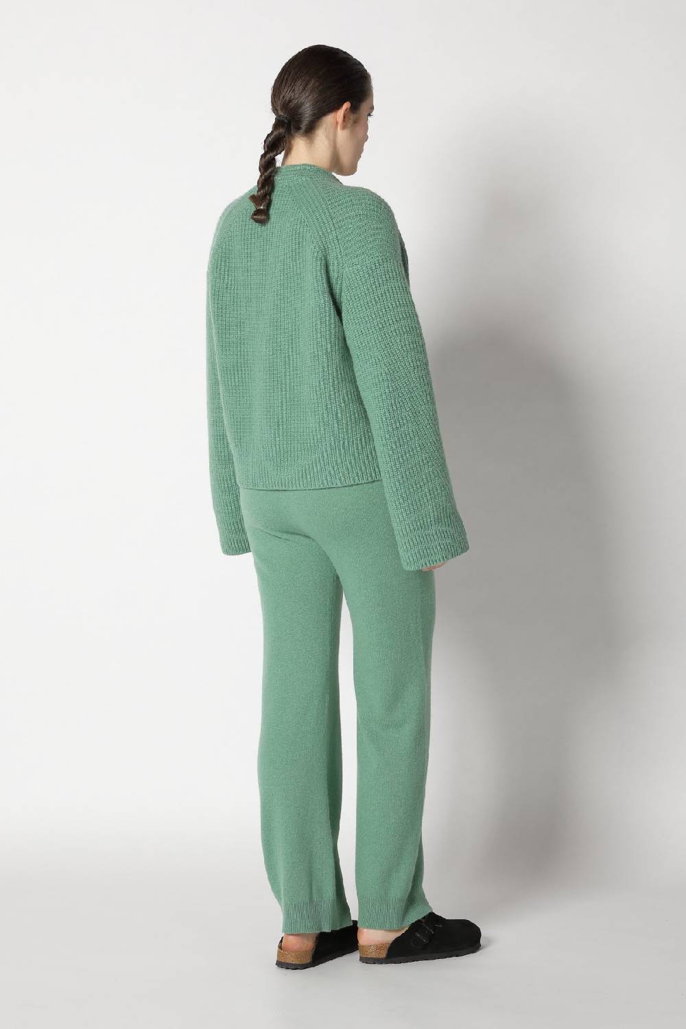 Sminfinity icon rib cardigan + icon rib crewneck + infinite palazzo pants Zeitlich begrenztes Angebot