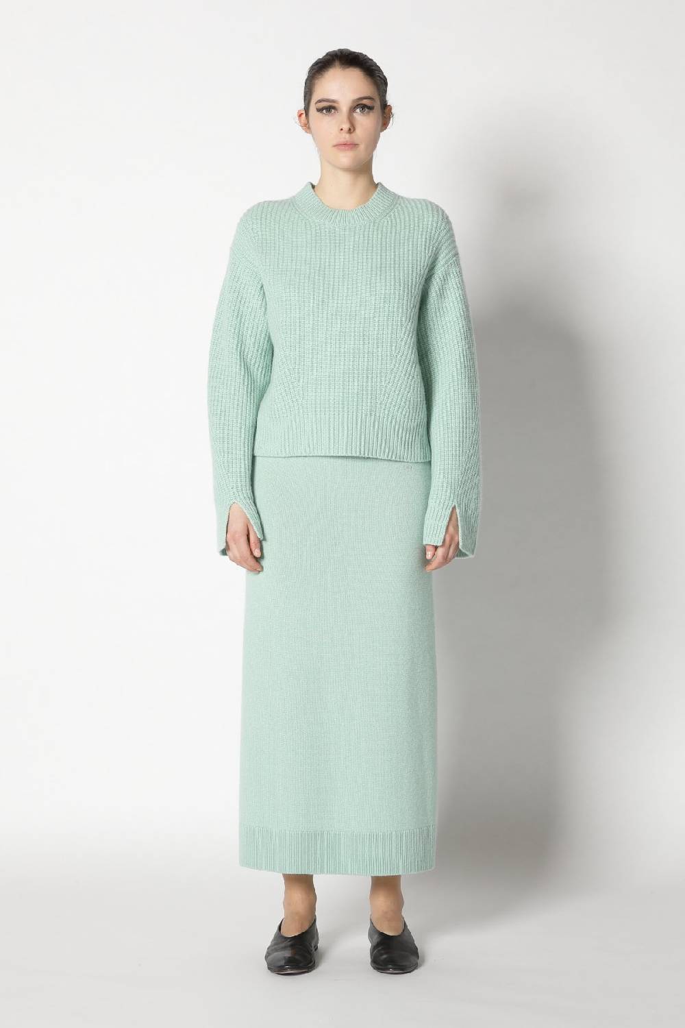 Sminfinity icon rib crewneck + pure A skirt Neuheiten