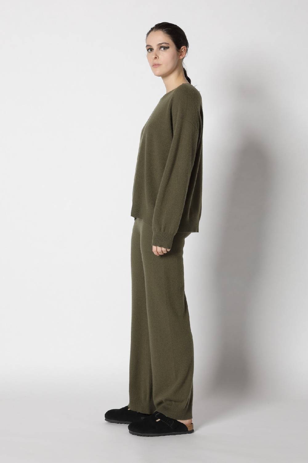 Sminfinity infinite crew jumper + infinite palazzo pants + chunky 1x1 rib scarf Saisonale Angebote