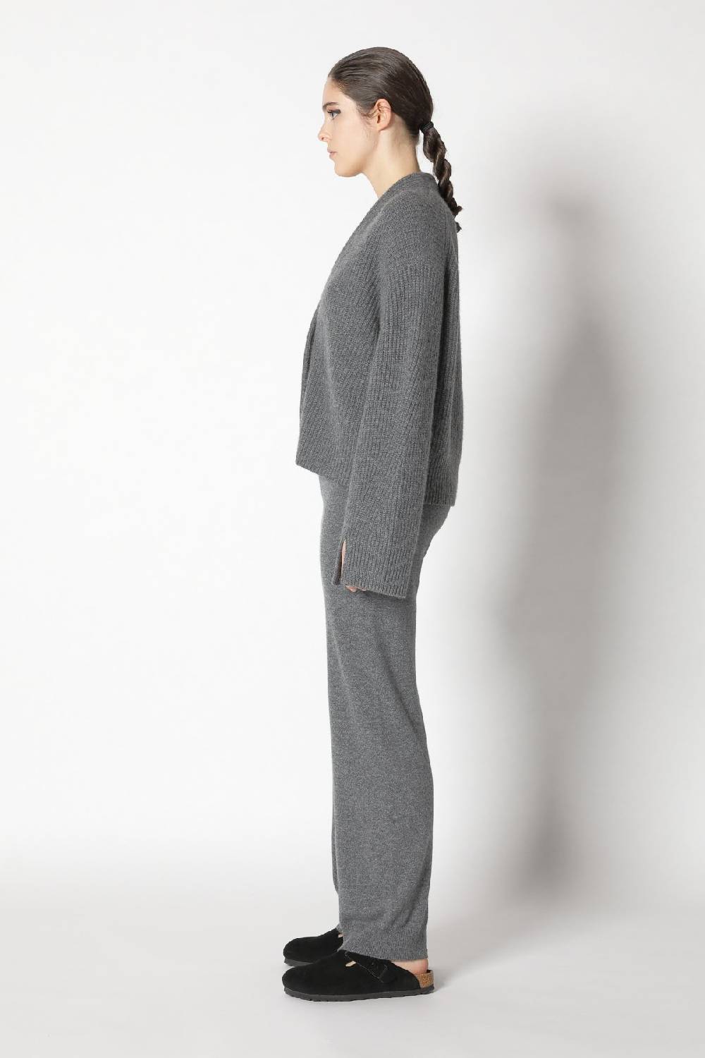 Sminfinity icon rib cardigan + infinite palazzo pants Super Sparpreis