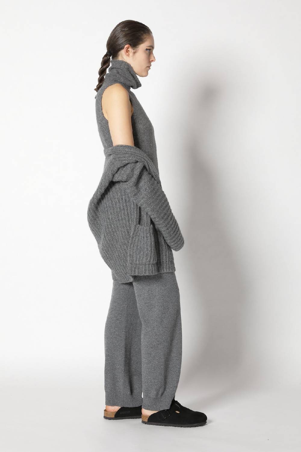 Sminfinity fluffy turtle top + fluffy rib jacket + infinite palazzo pants Letzte 3 Tage