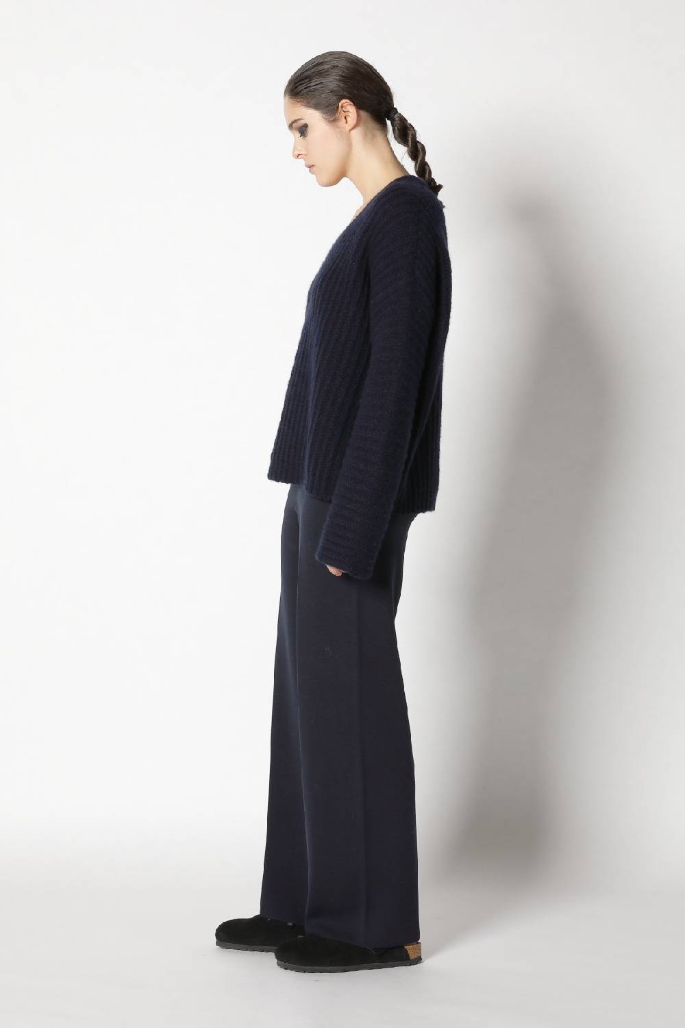 Sminfinity fluffy rib v neck + fluffy triangle + infinite palazzo pants Zeitbegrenzte Promotion