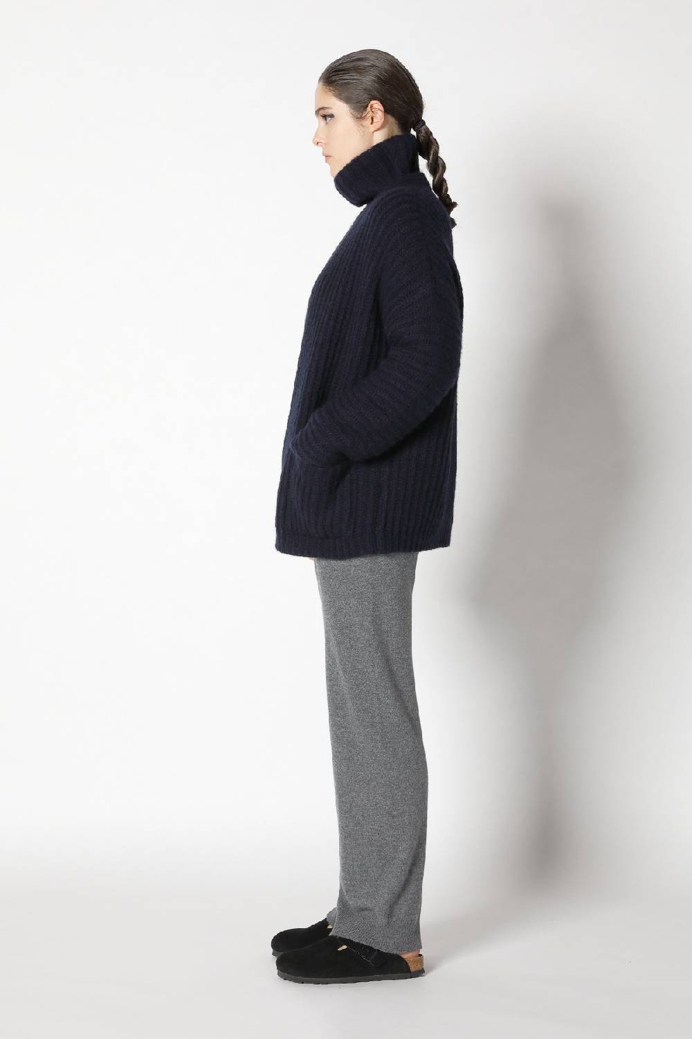 Sminfinity fluffy rib jacket + fluffy rib turtle + infinite palazzo pants Bis zu 50% Rabatt