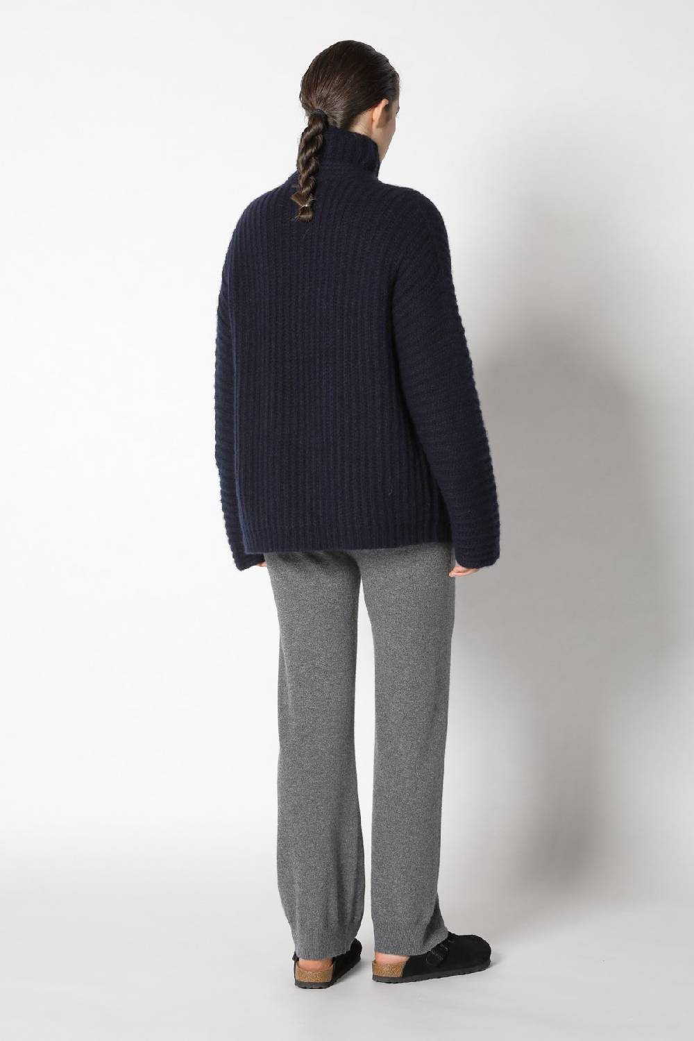 Sminfinity fluffy rib jacket + fluffy rib turtle + infinite palazzo pants Bis zu 50% Rabatt